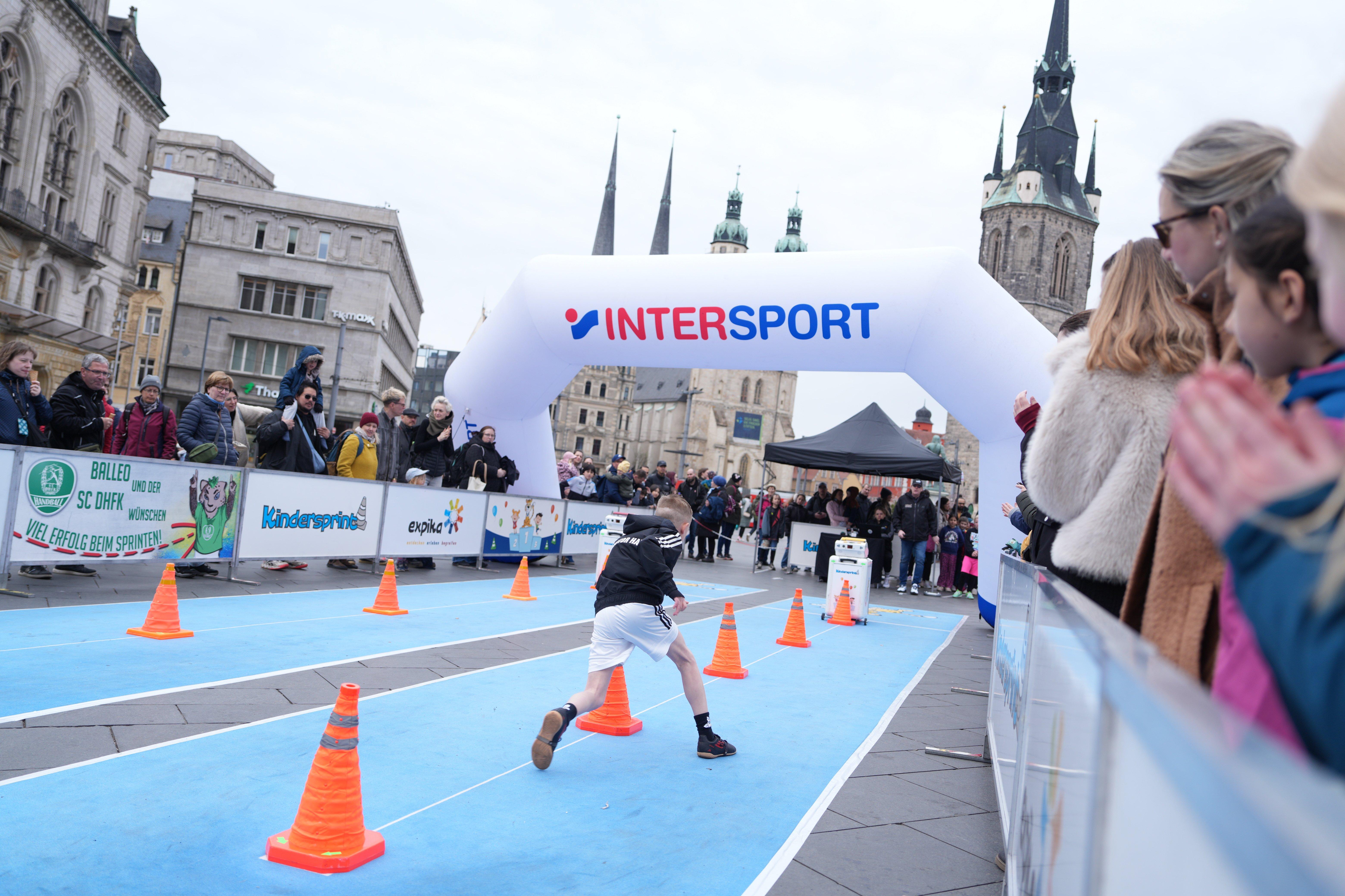 Expika Kindersprint vor dem Urban Trail Run