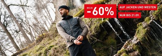 Flash Sale Outdoor - Ausgewählte Jacken bis zu 60% reduziert