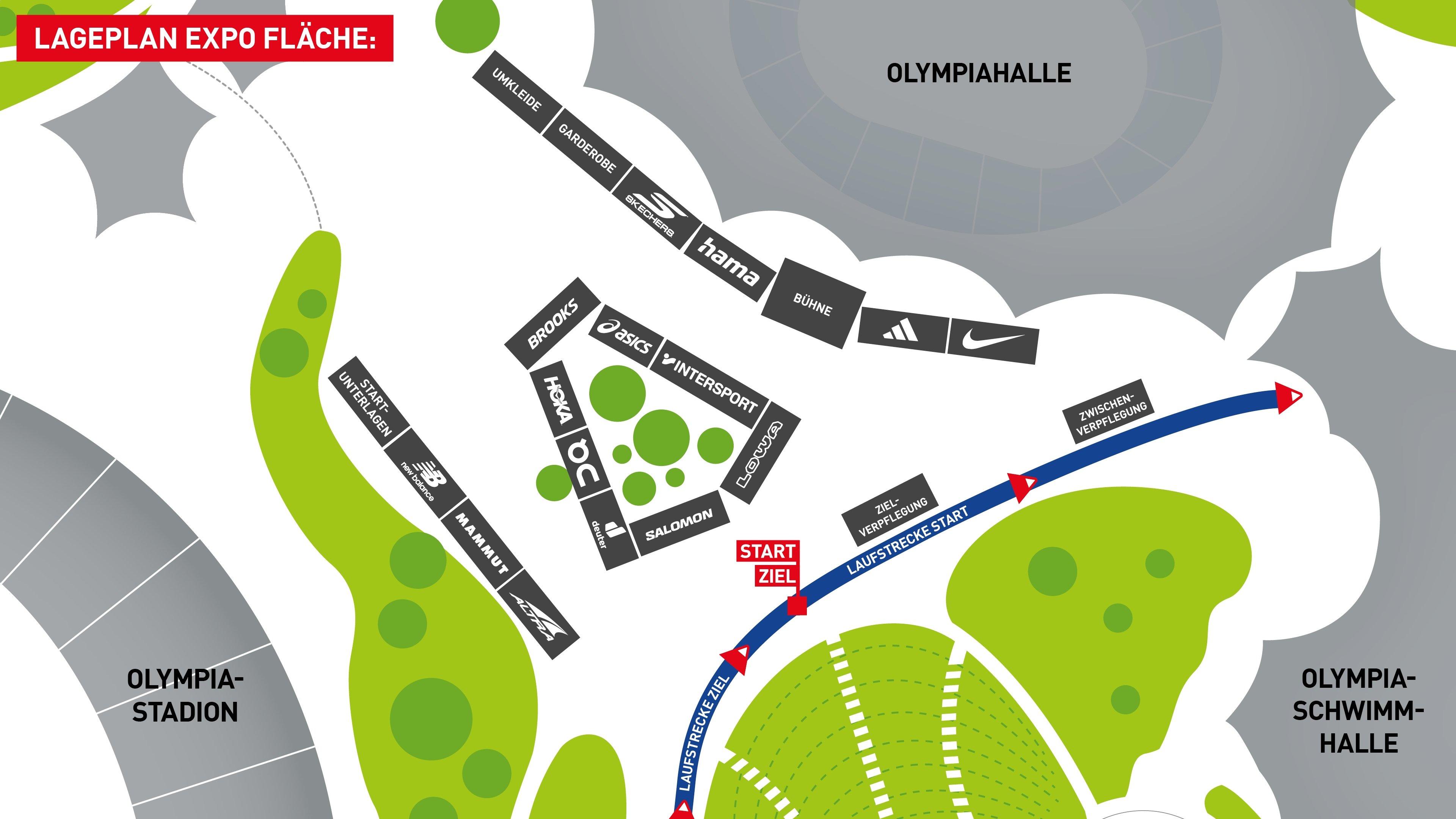 Urban Trail Run München Lageplan