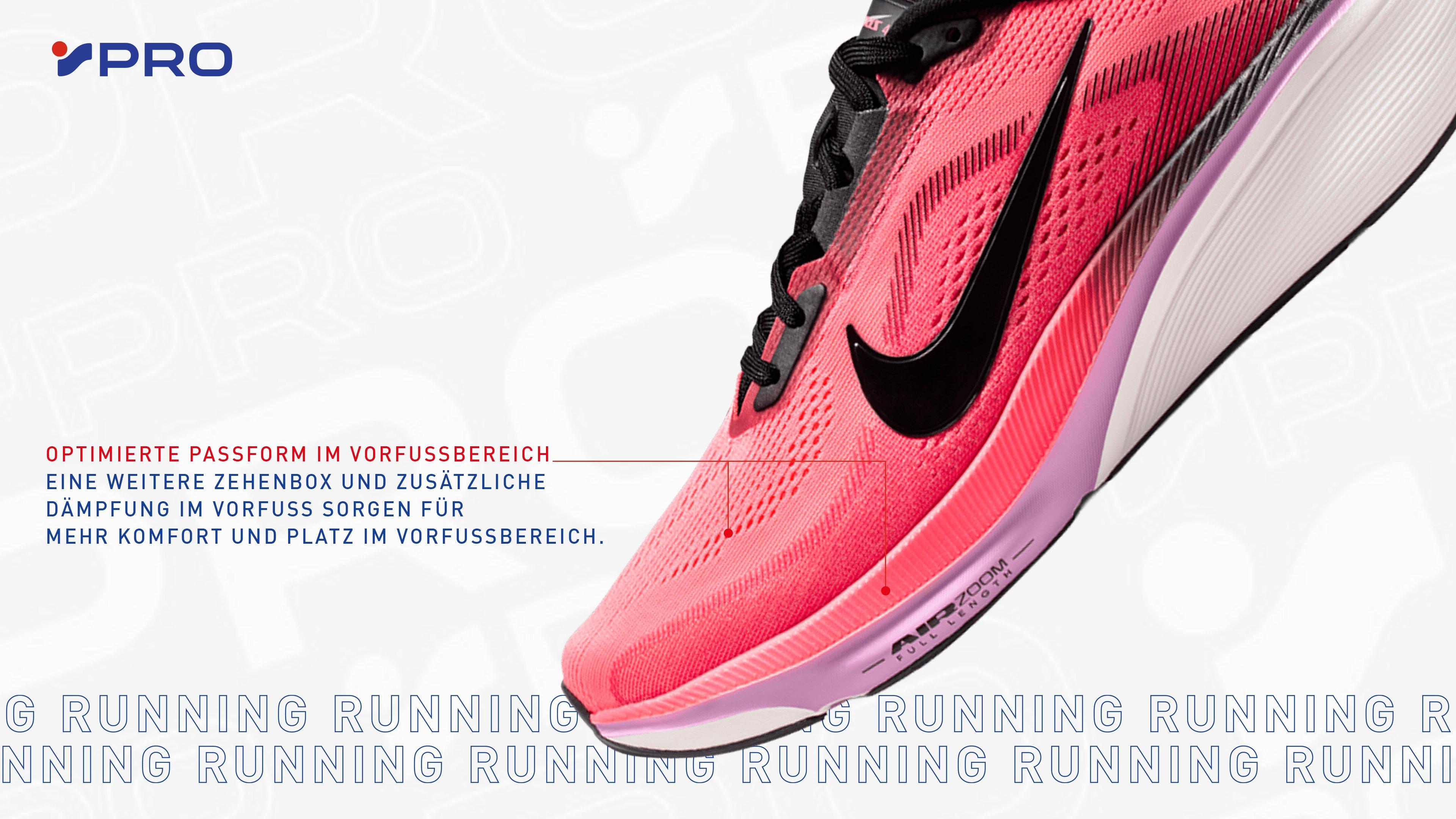 Nike Pegasus Mehr Komfort im Vorfußbereich