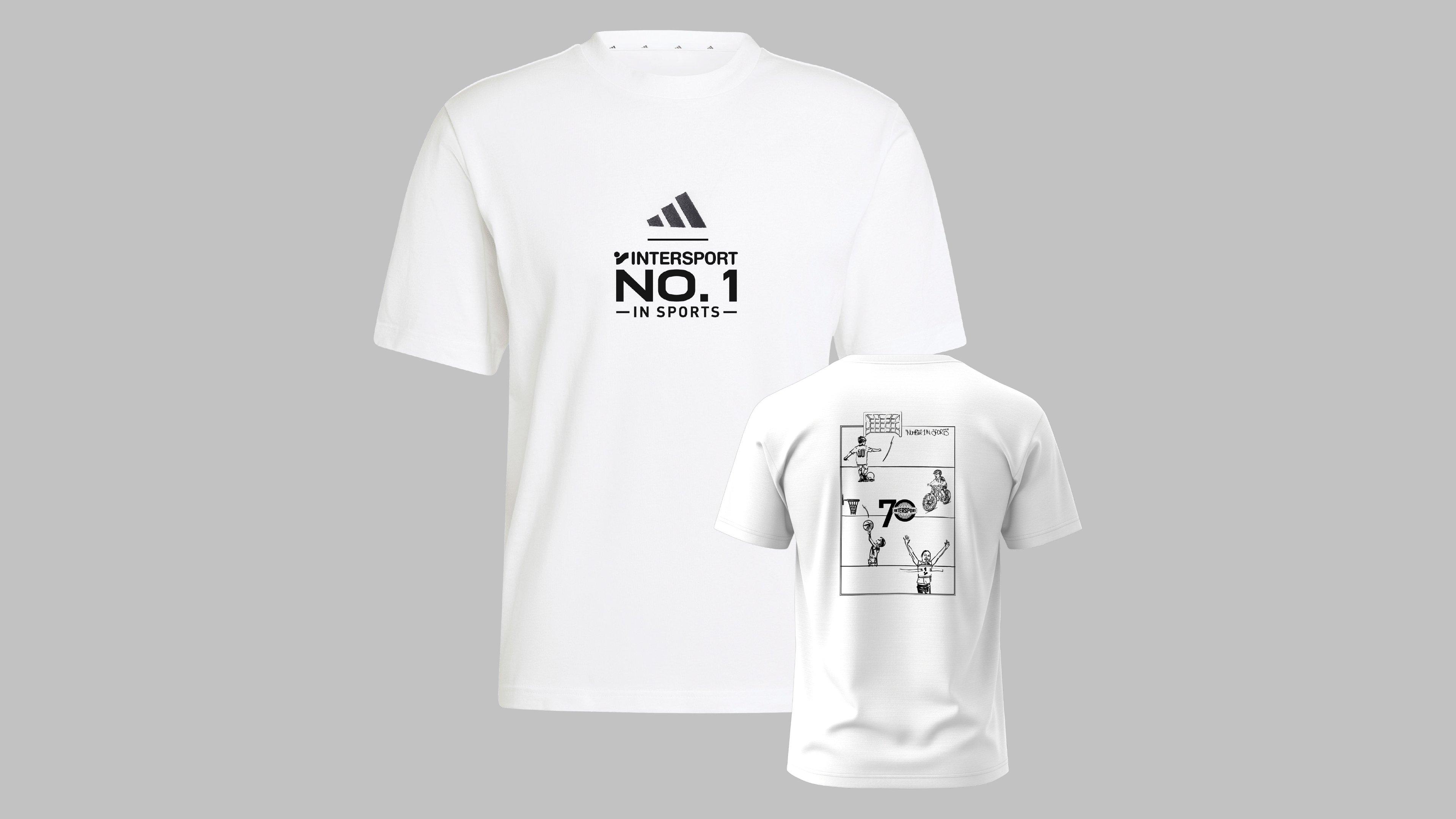Das INTERSPORT x adidas No.1 in Sports Gratis T-Shirt