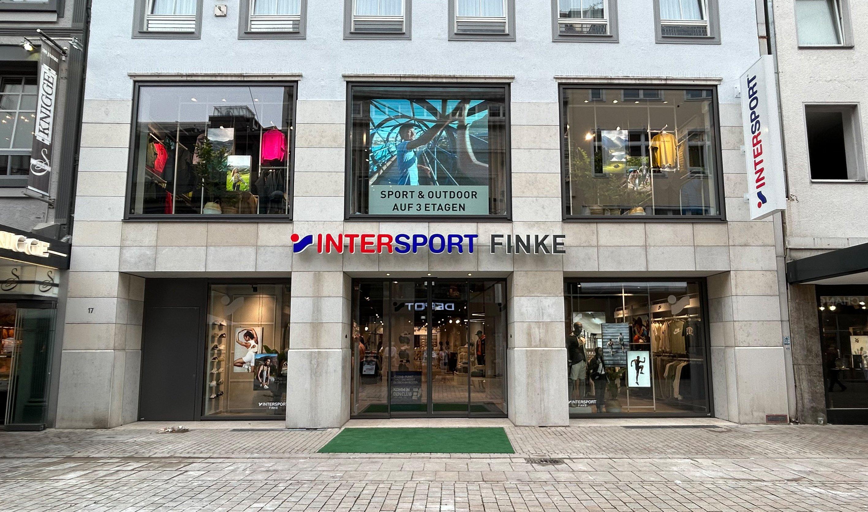 Standortentwicklungen Partnerschaft mit INTERSPORT