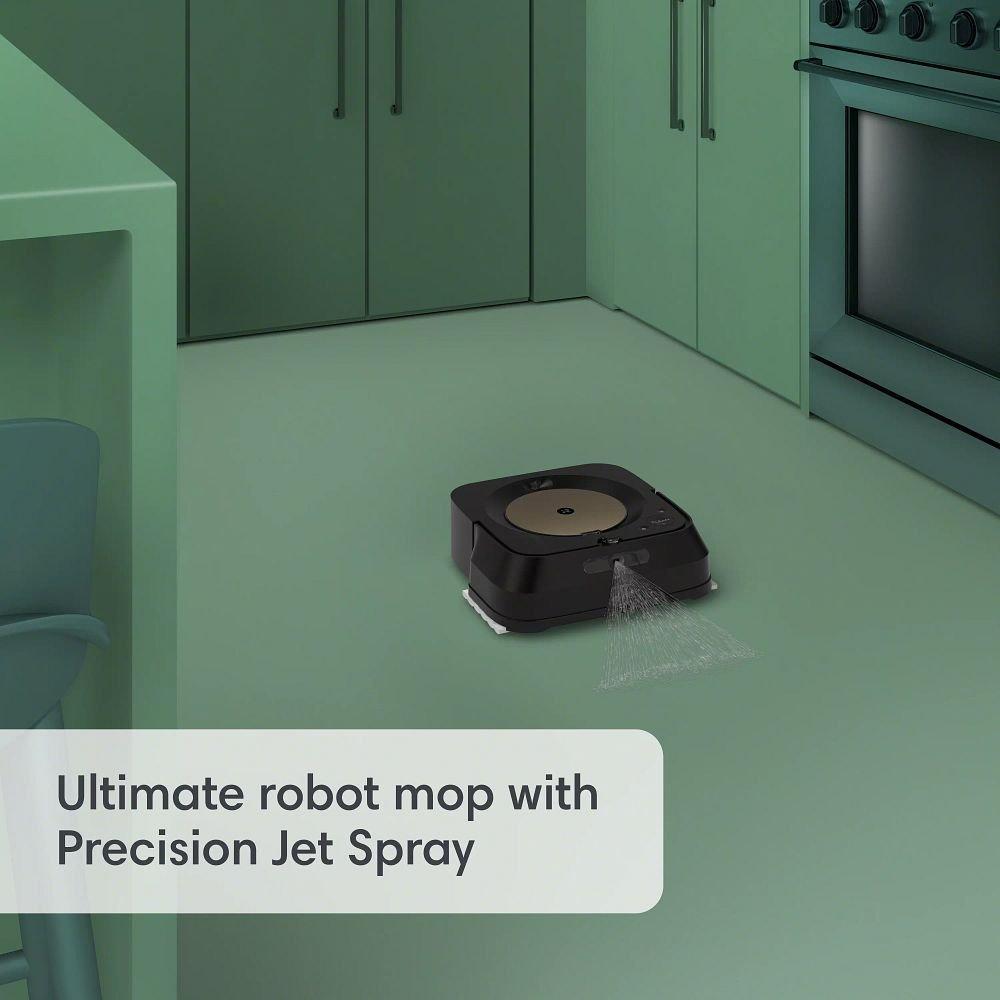 Roomba® s9+ Self-Emptying Robot Vacuum & Black Braava jet® m6