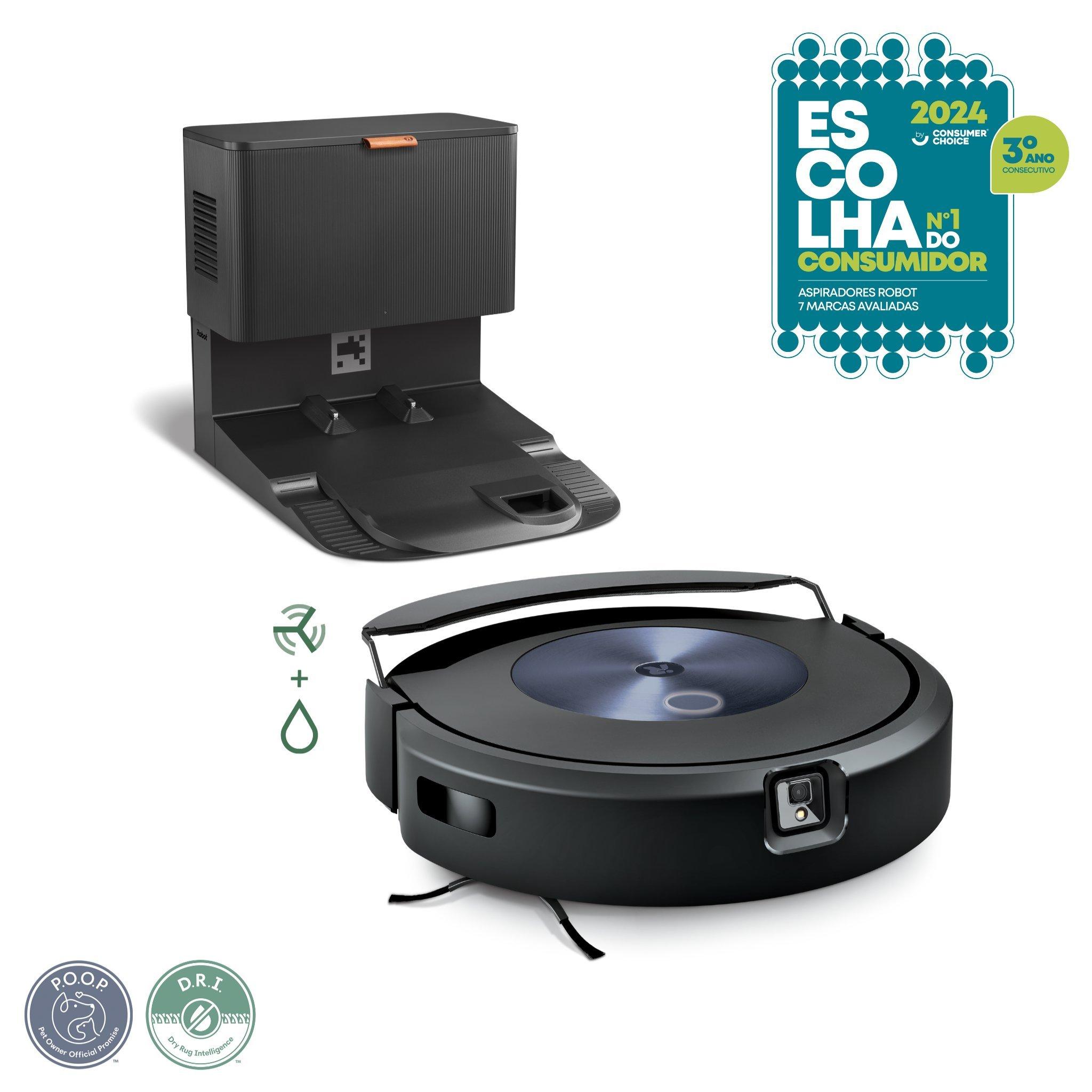 iRobot Roomba j7+ 自動掃除機 Robot aspirador e mopa Roomba Combo® j7+ com ligação Wi-Fi