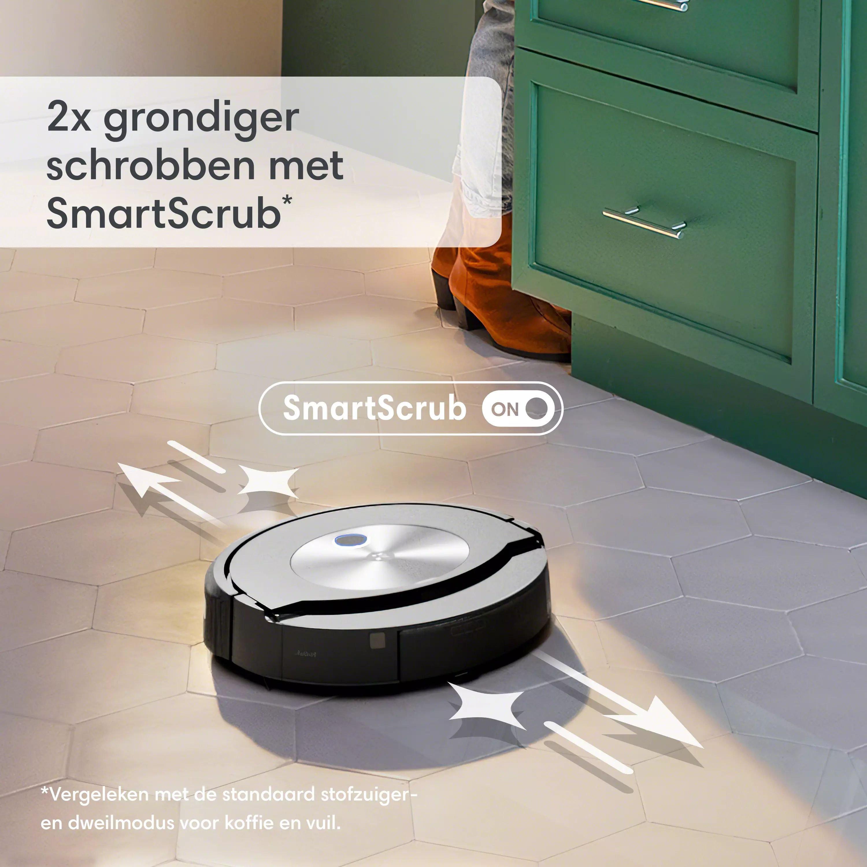Roomba Combo® j7+ robotstofzuiger met wifi-verbinding en dweilfunctie