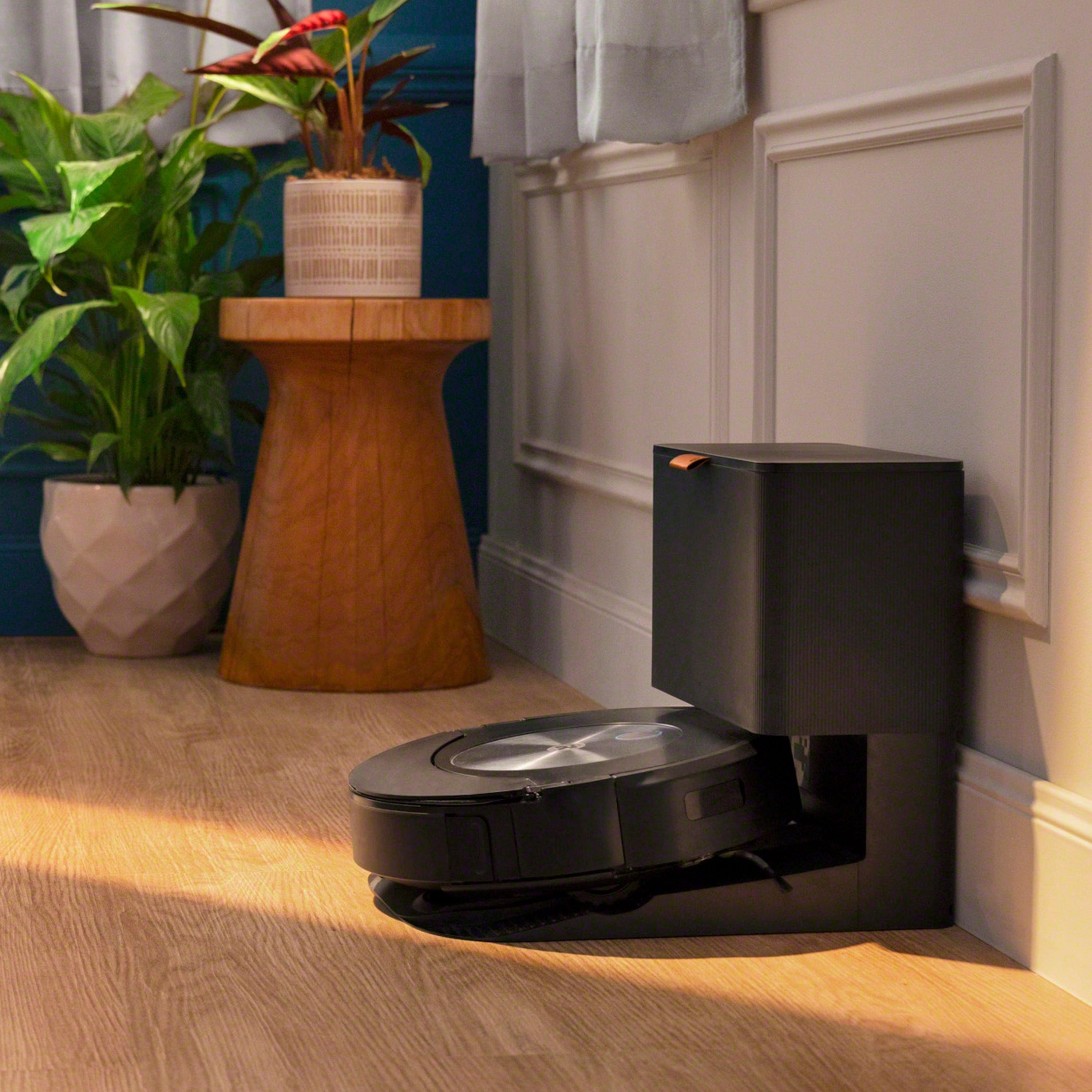 Sotel  iRobot Roomba Combo j7+ robot aspirateur Sac à poussière Noir,  Acier inoxydable