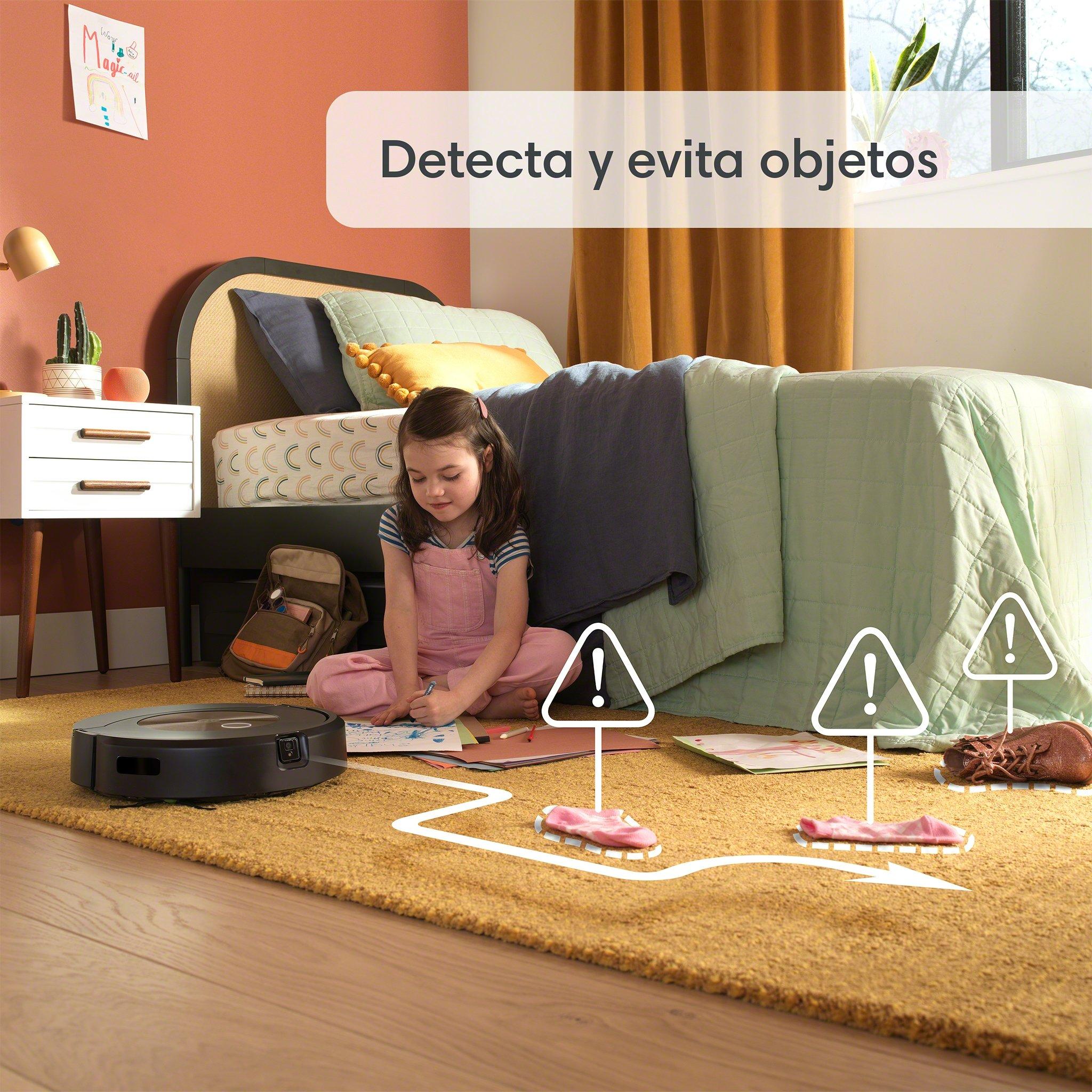 iRobot Robot Aspirador y friegasuelos Roomba Combo Conectado a WiFi con  Diferentes Modo de Limpieza - Aspiración Potente - Sugerencias  Personalizadas - Compatibilidad con los asistentes de Voz : :  Hogar y cocina