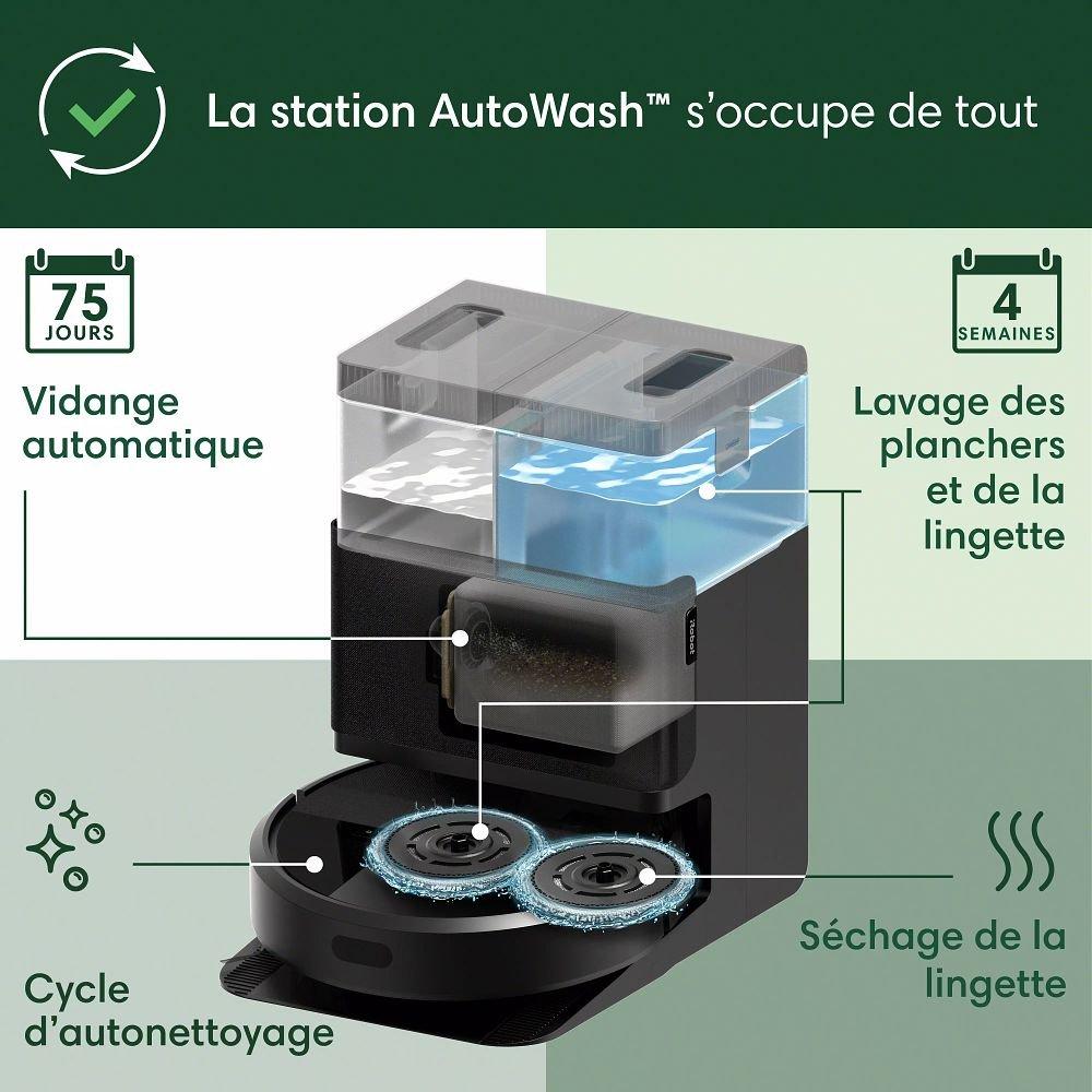 Robot Roomba® Plus 405 Combo + Station AutoWash™