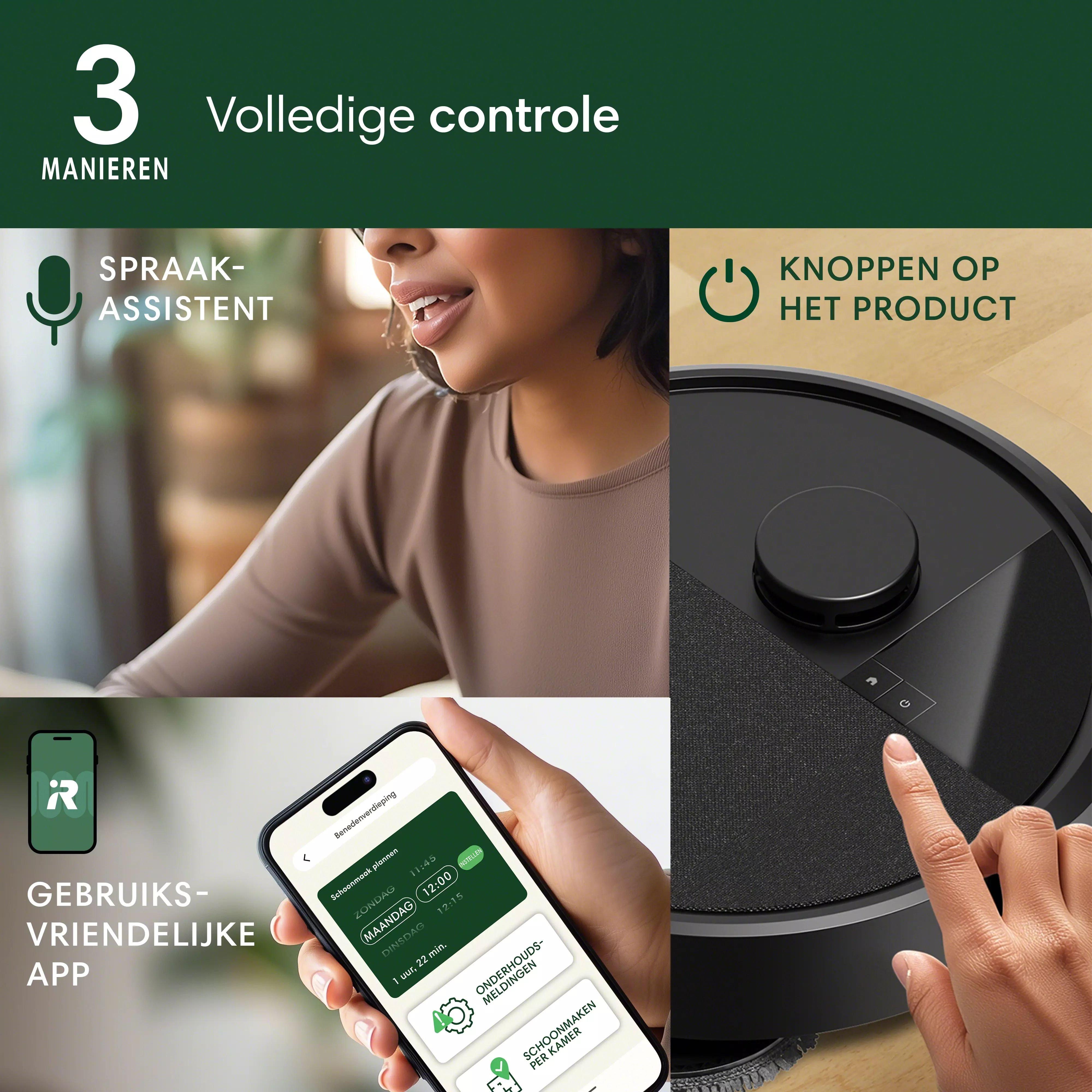 Roomba® Plus 405 Combo Robot + AutoWash Dock - Zwart