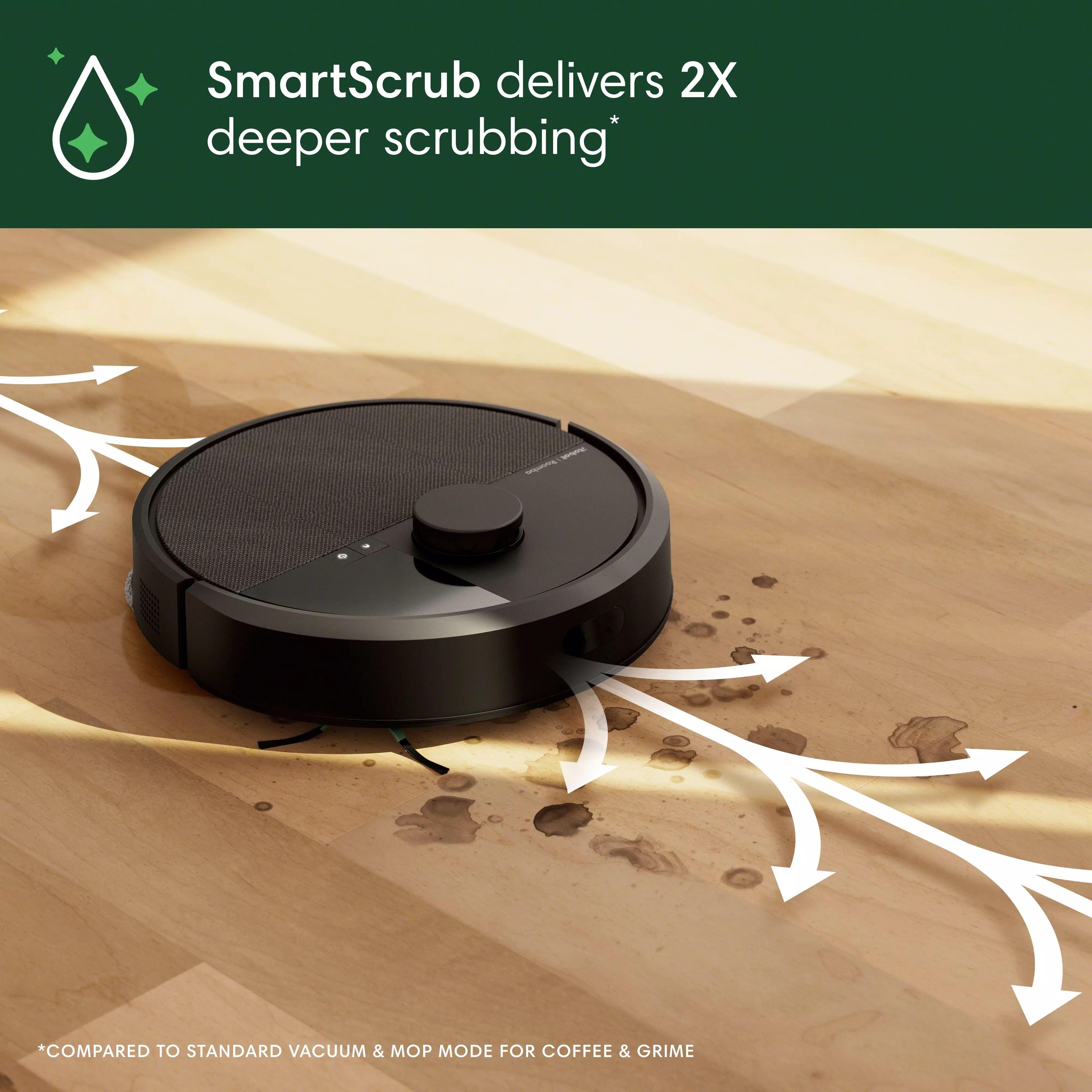 Roomba® Plus 405 Combo Robot + AutoWash Dock - Zwart