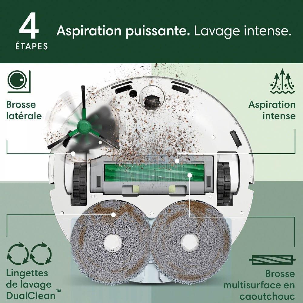 Robot Roomba® Plus 405 Combo + Station AutoWash™