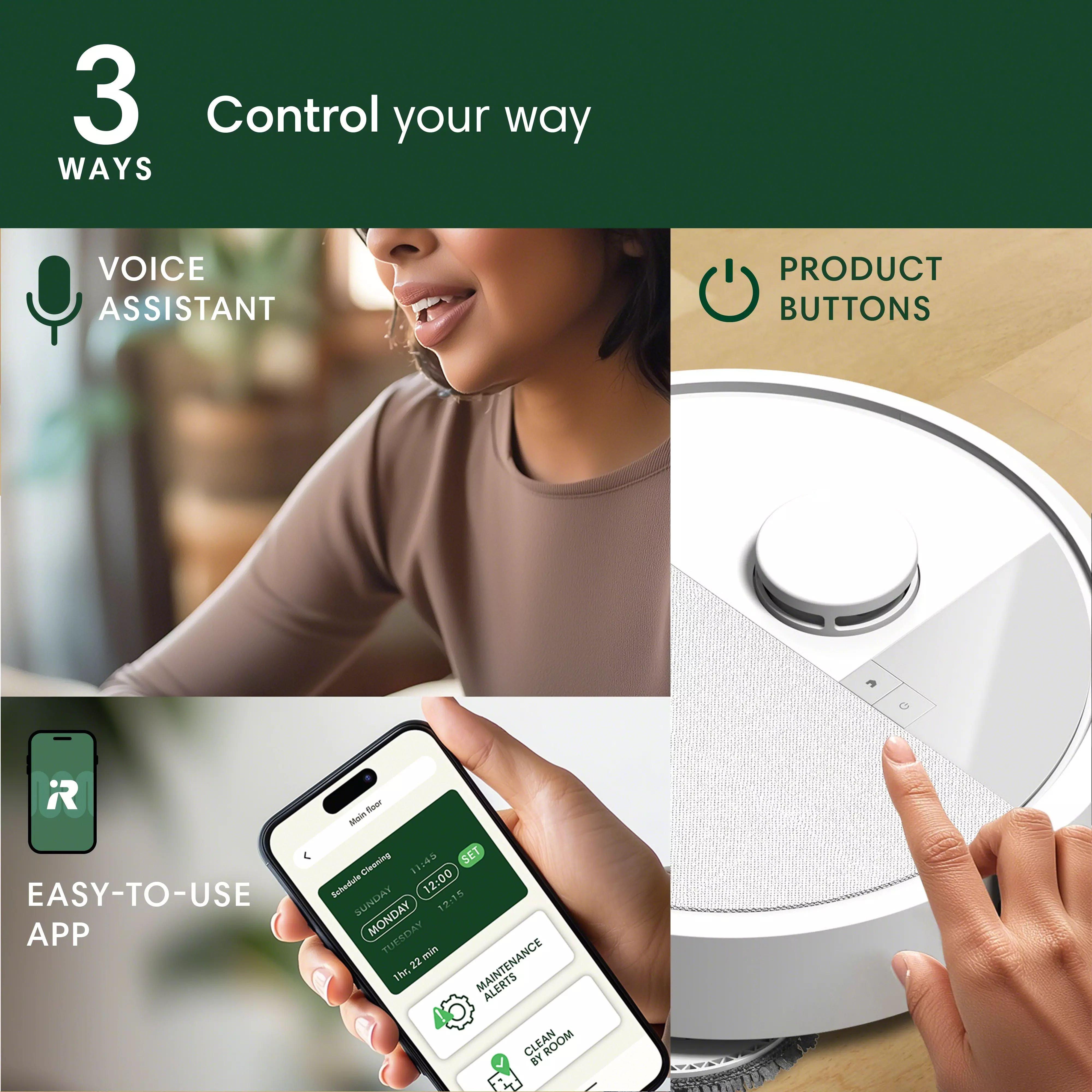 Roomba® Plus 405 Combo robot + AutoWash™ dock - White