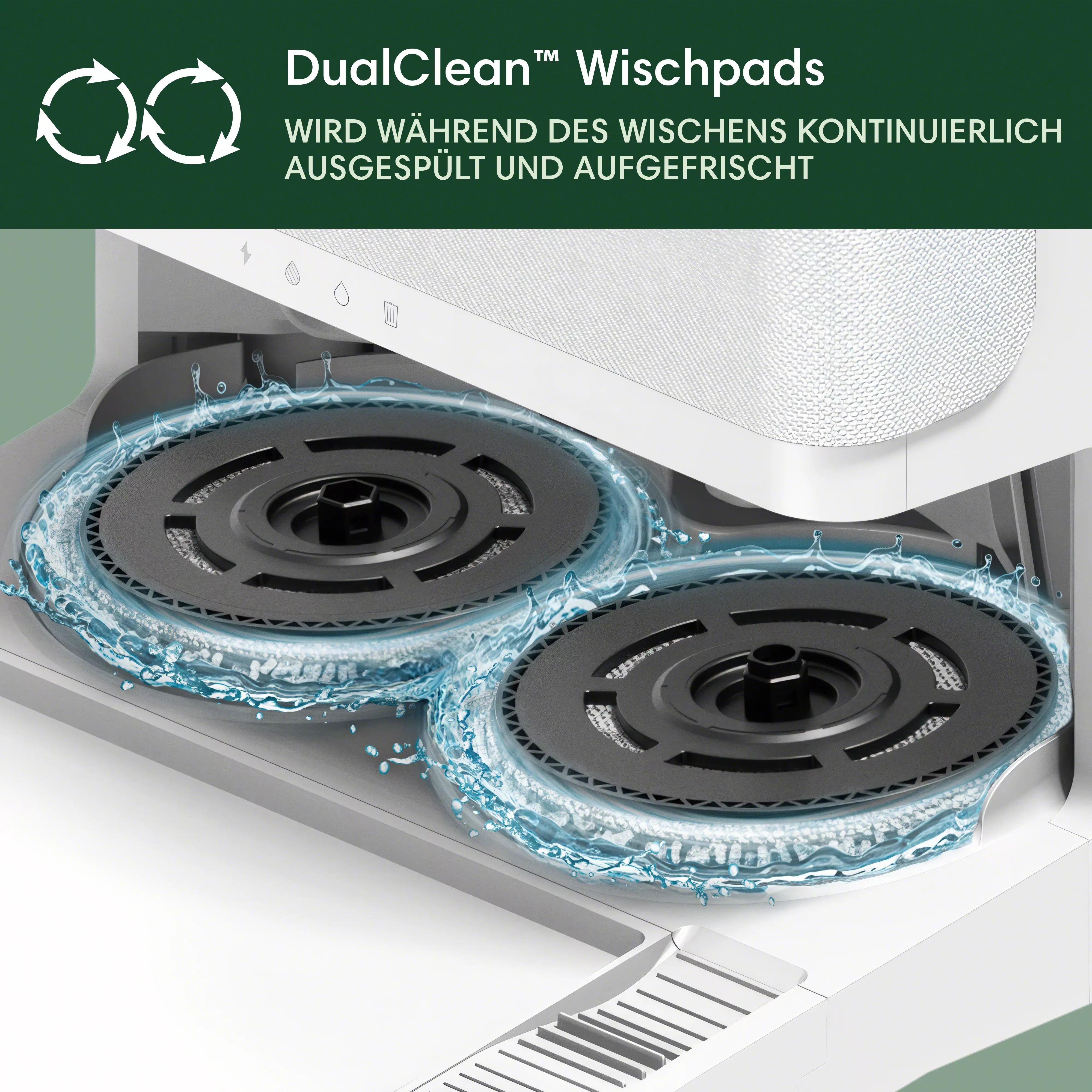 Roomba® Plus 405 Combo-Roboter + AutoWash™ Dock – Weiß