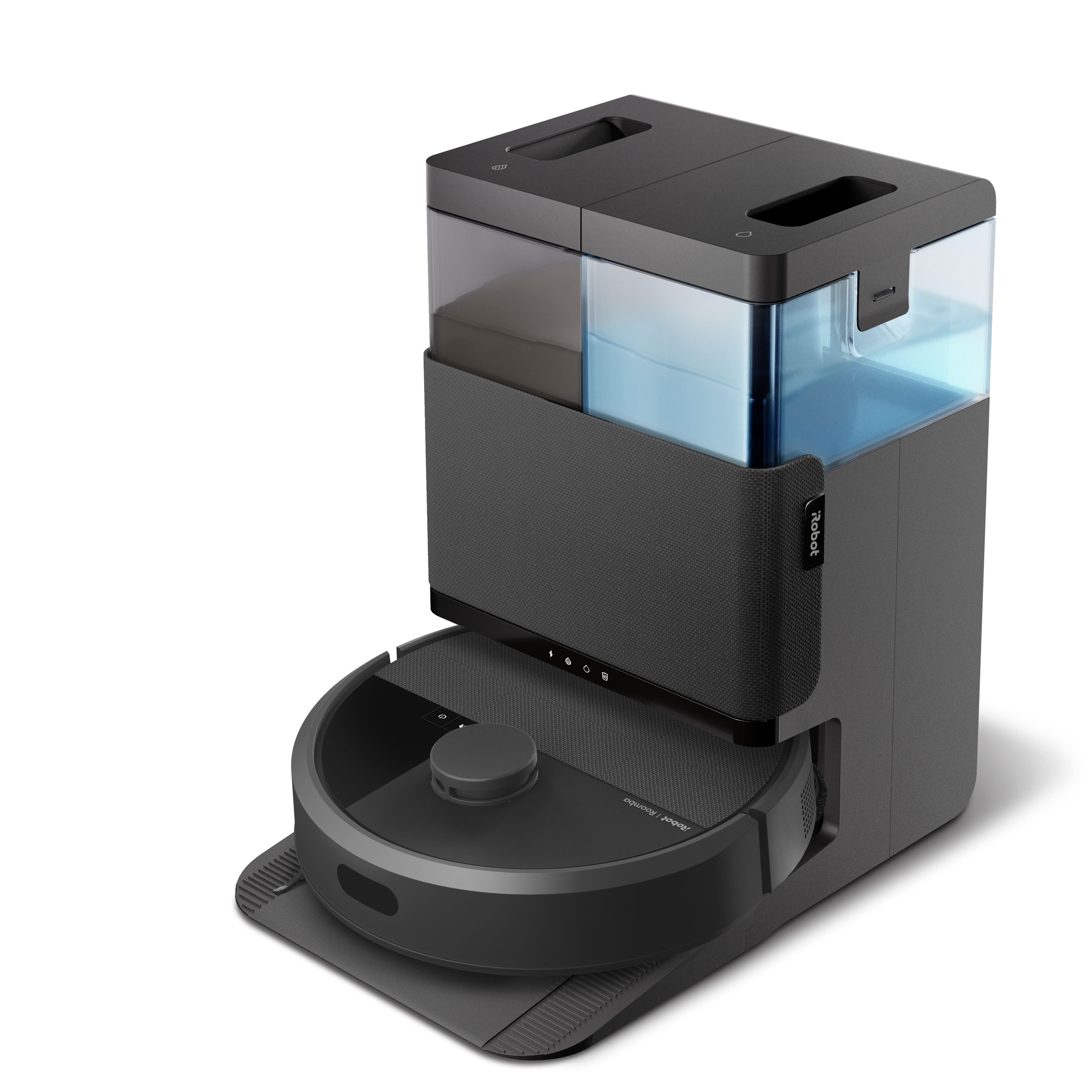 Roomba® Plus 405 Combo-Roboter + AutoWash™ Dock – Schwarz +