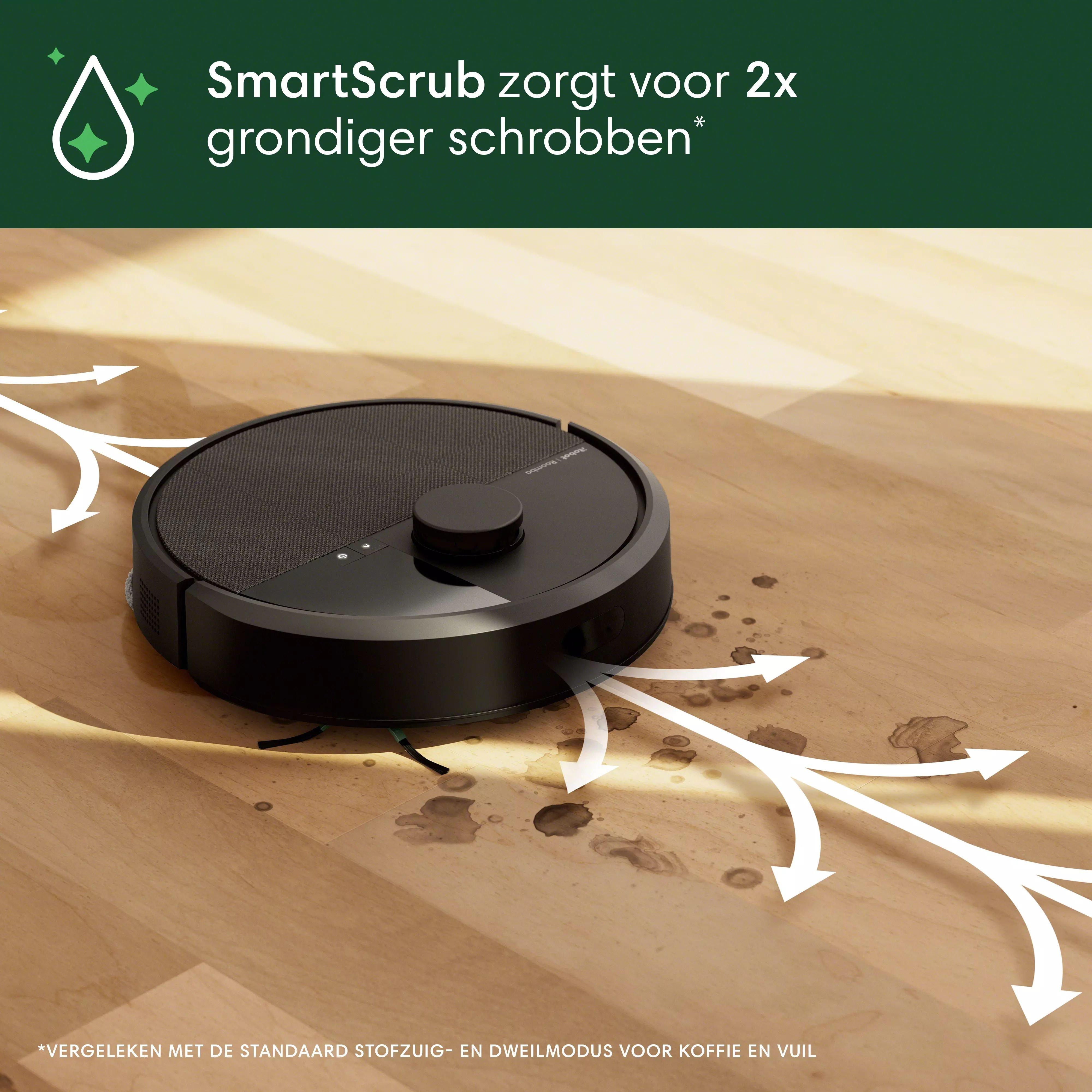 Roomba® Plus 406 Combo Robot + AutoWash Dock - Zwart