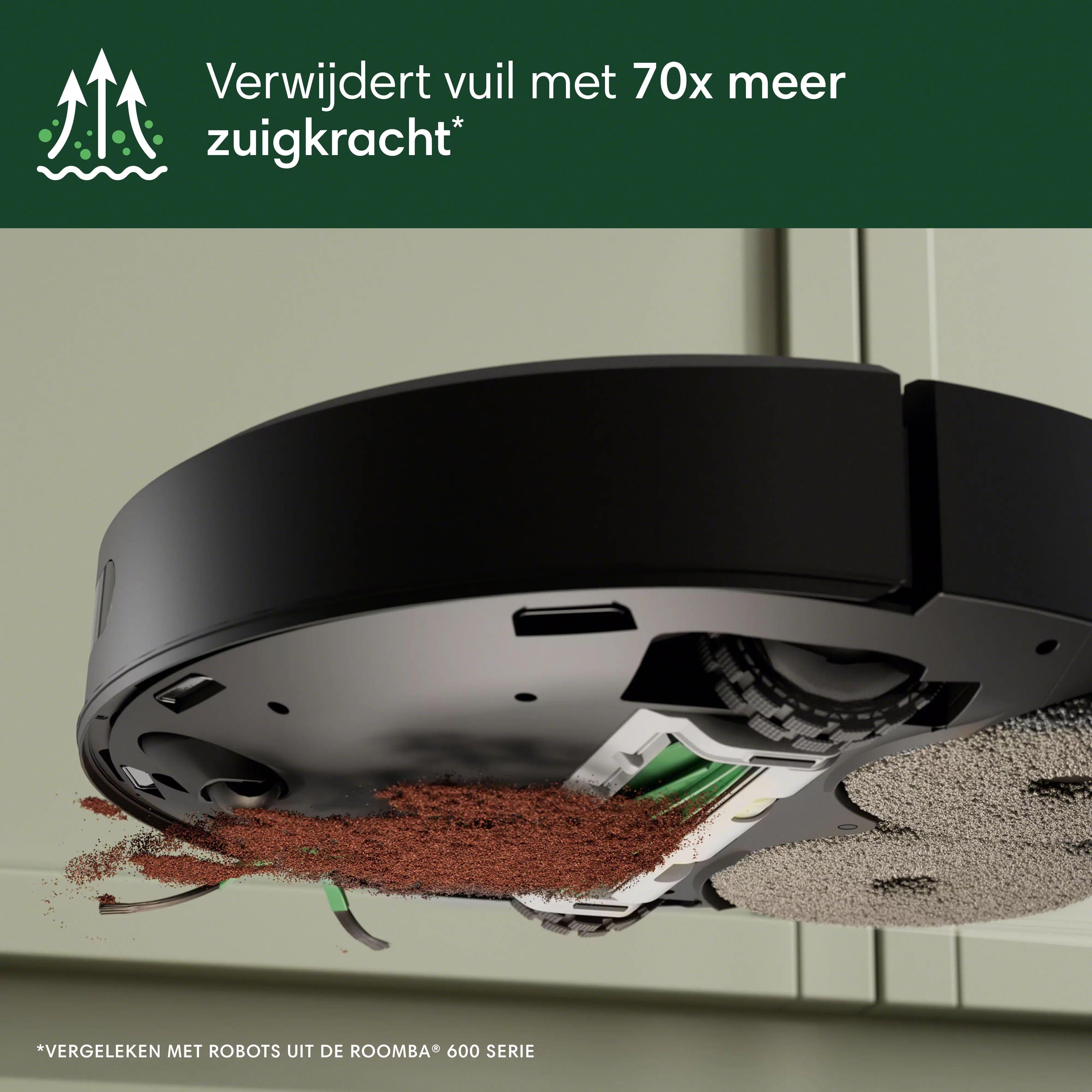 Roomba® Plus 406 Combo Robot + AutoWash Dock - Zwart