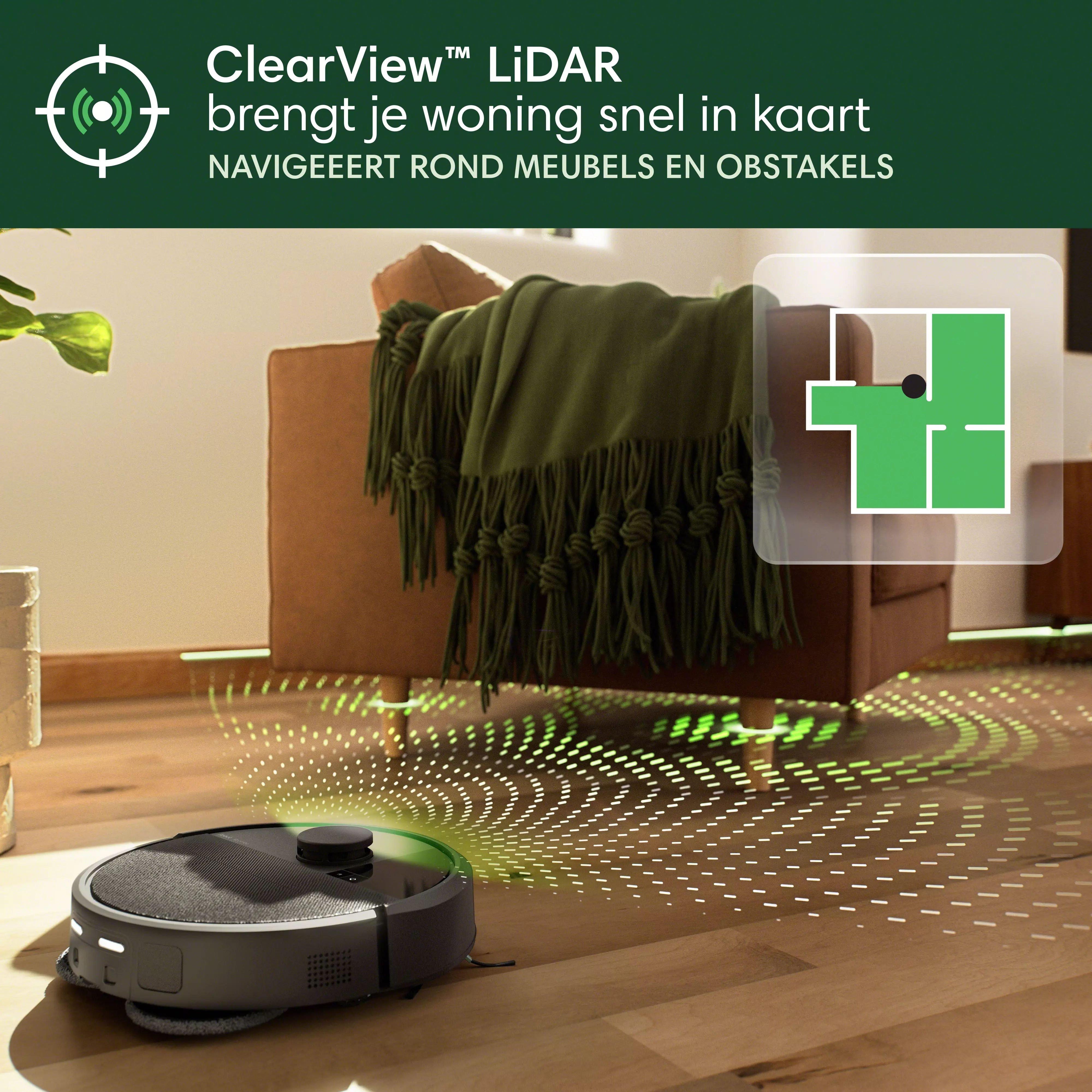 Roomba® Plus 406 Combo Robot + AutoWash Dock - Zwart