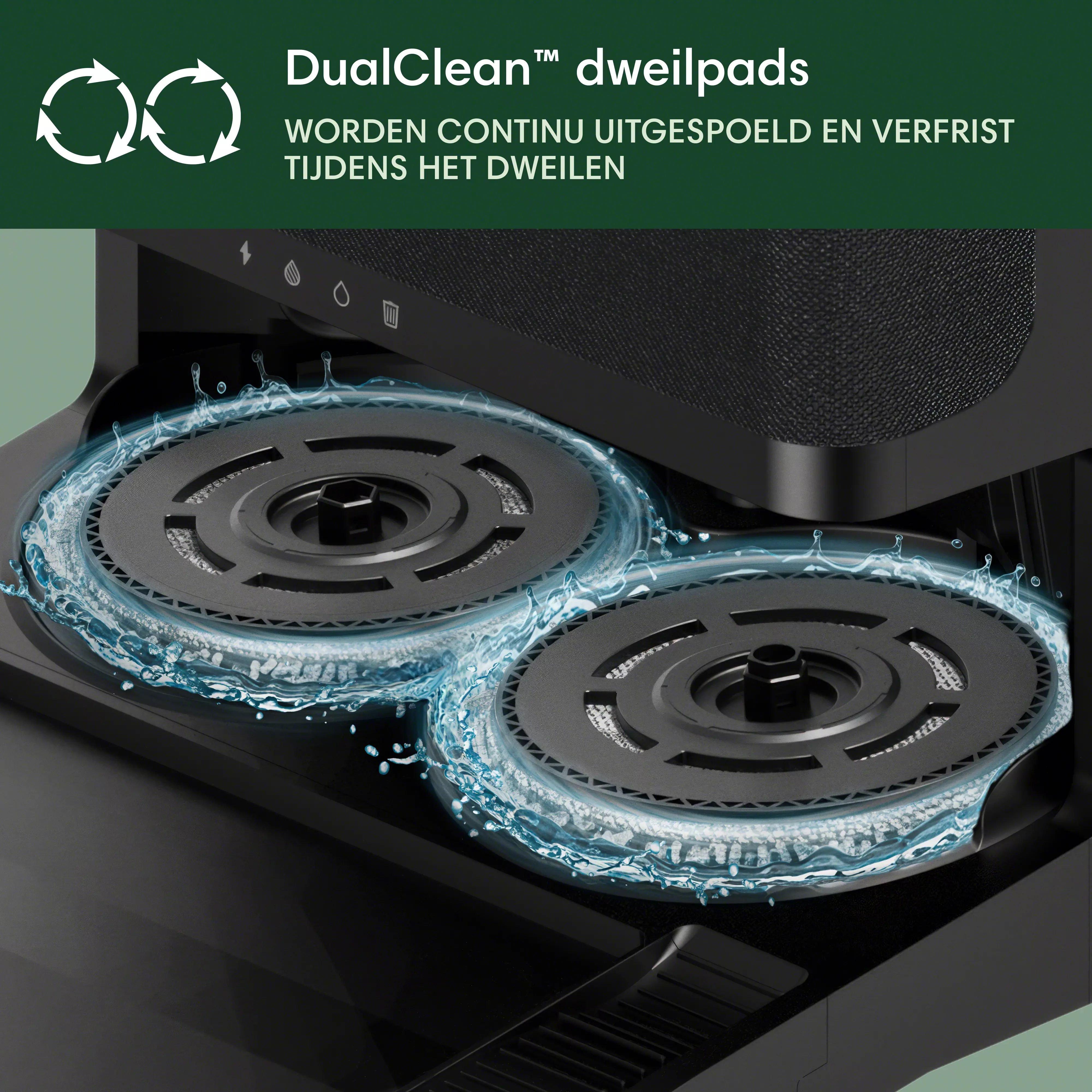 Roomba® Plus 406 Combo Robot + AutoWash Dock - Zwart