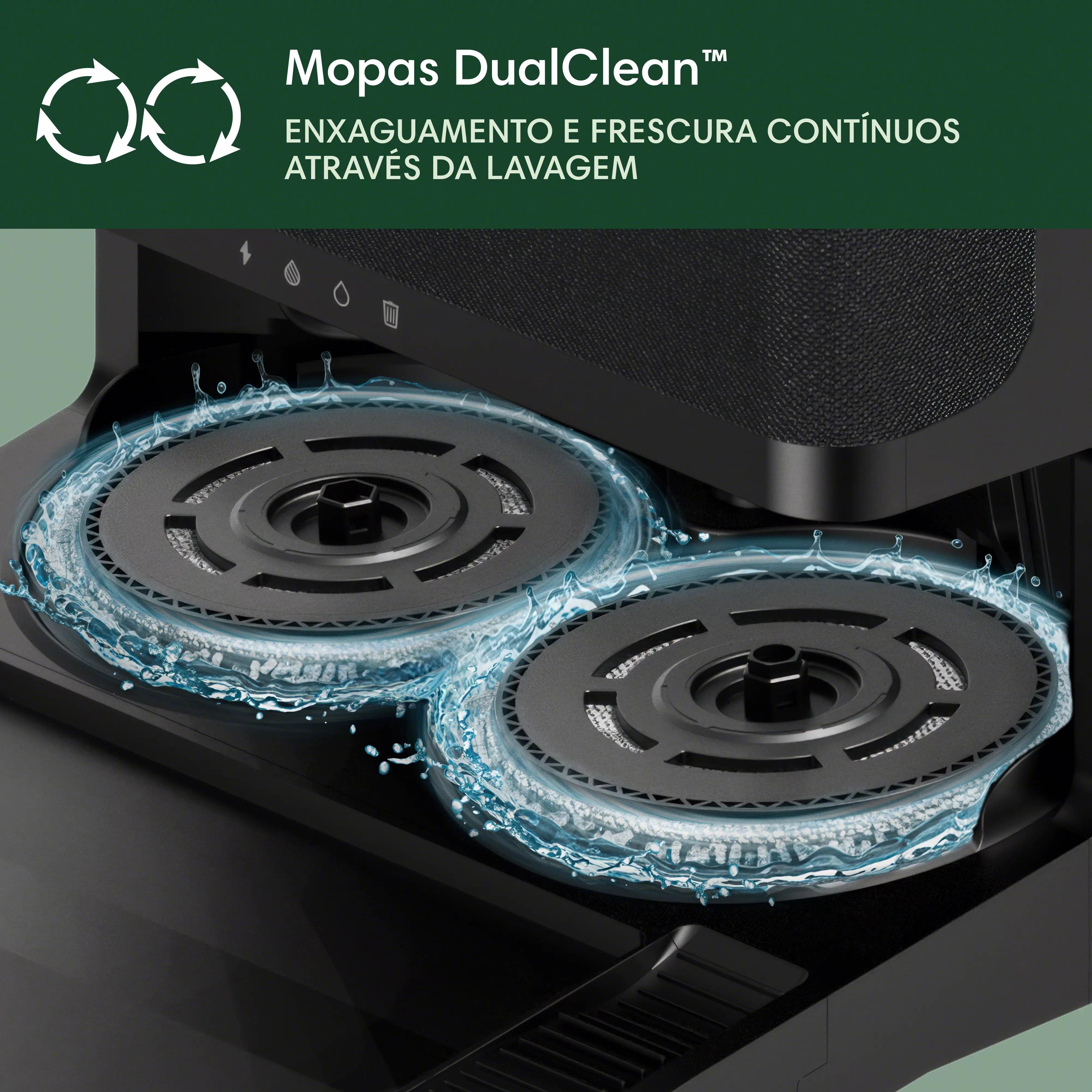 Roomba® Combo 406 Plus + Base AutoWash™ – Preto
