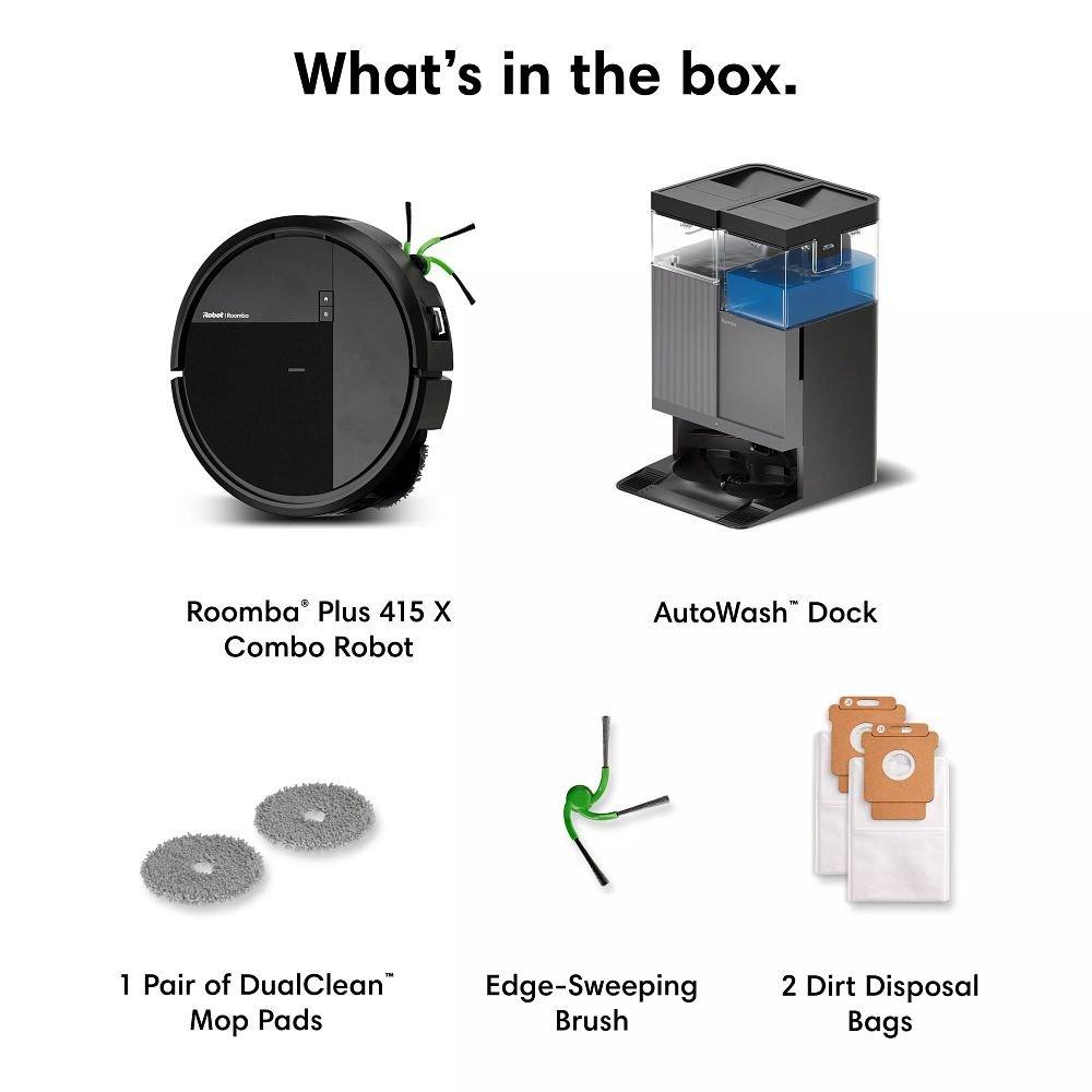 iRobot® Roomba® Plus 415X Combo robot + AutoWash dock