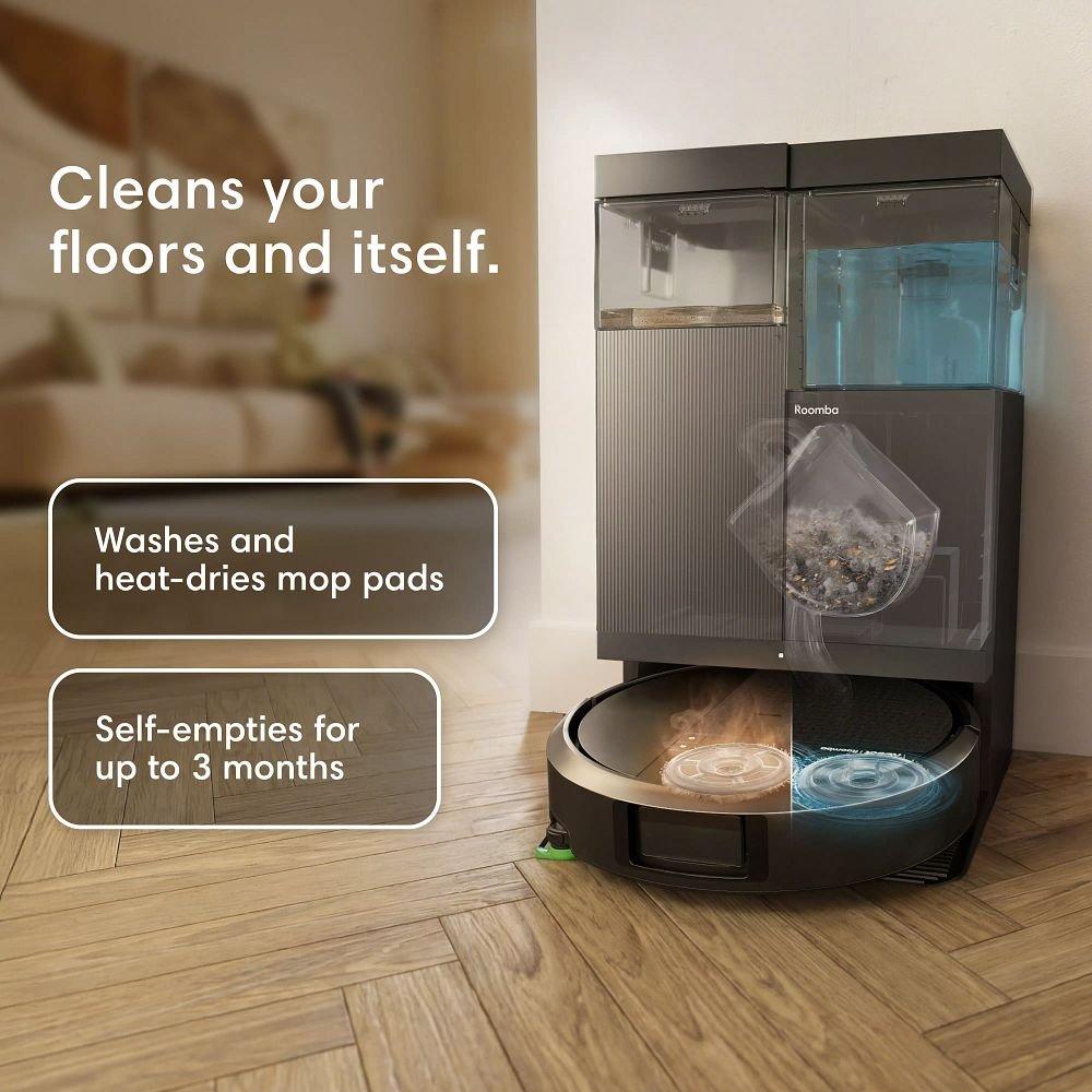 Roomba＆ブラーバ iRobot® Roomba Combo® j7+ Robot Vacuum and Mop