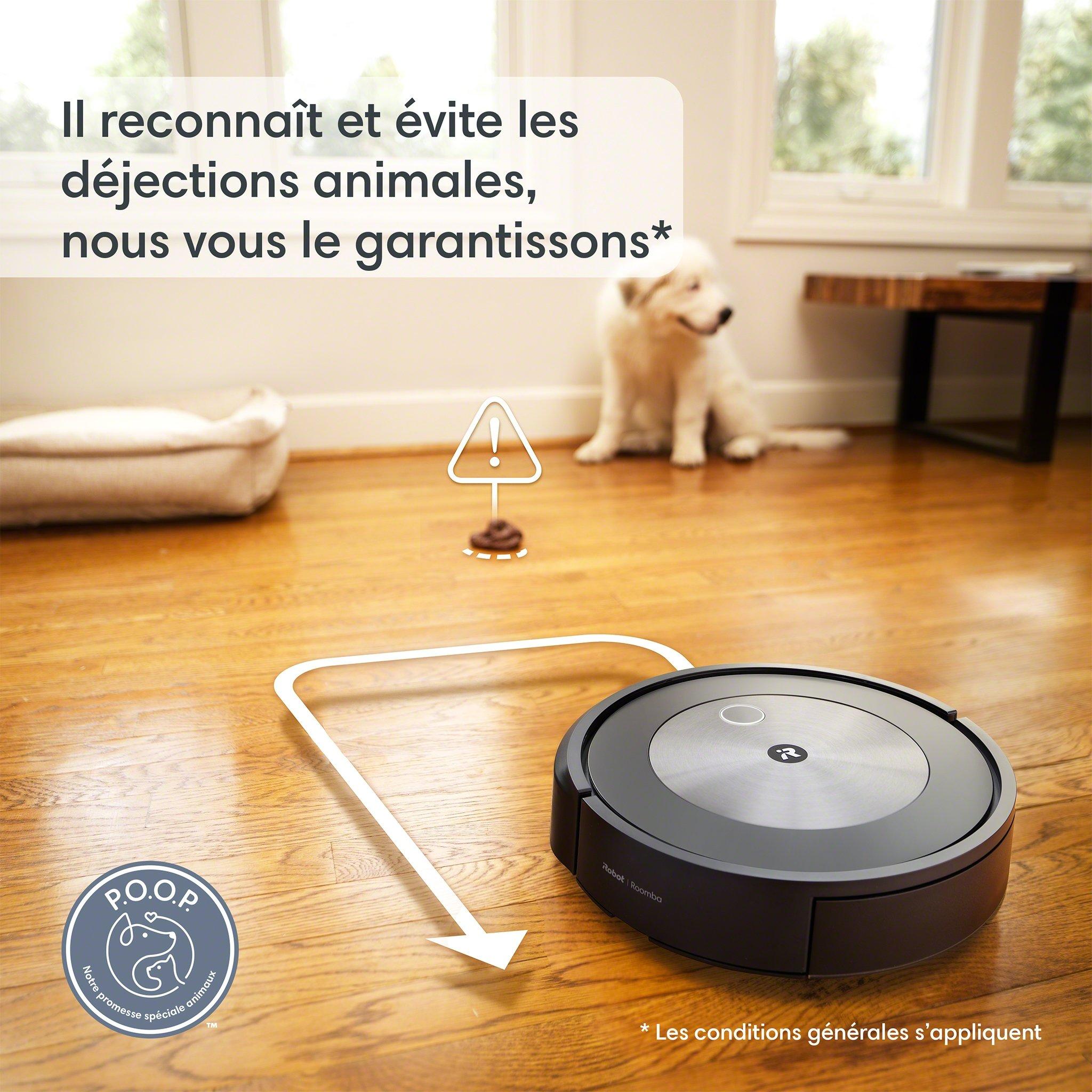 iRobot Roomba Combo j5 robot aspirateur Sac à poussière Noir