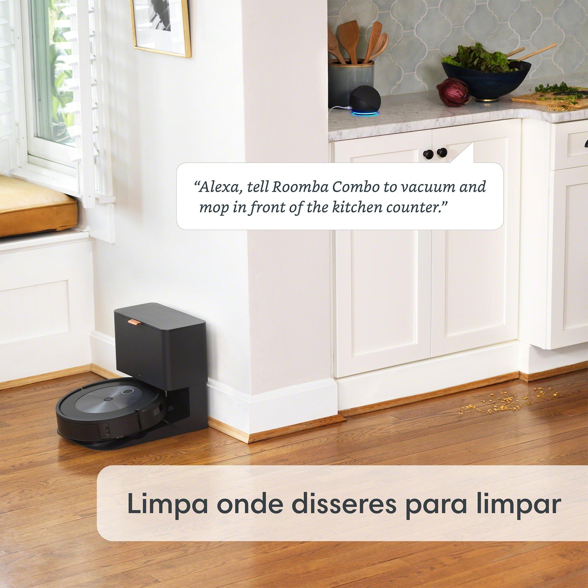 Robot Aspirador e Mopa Roomba Combo j5