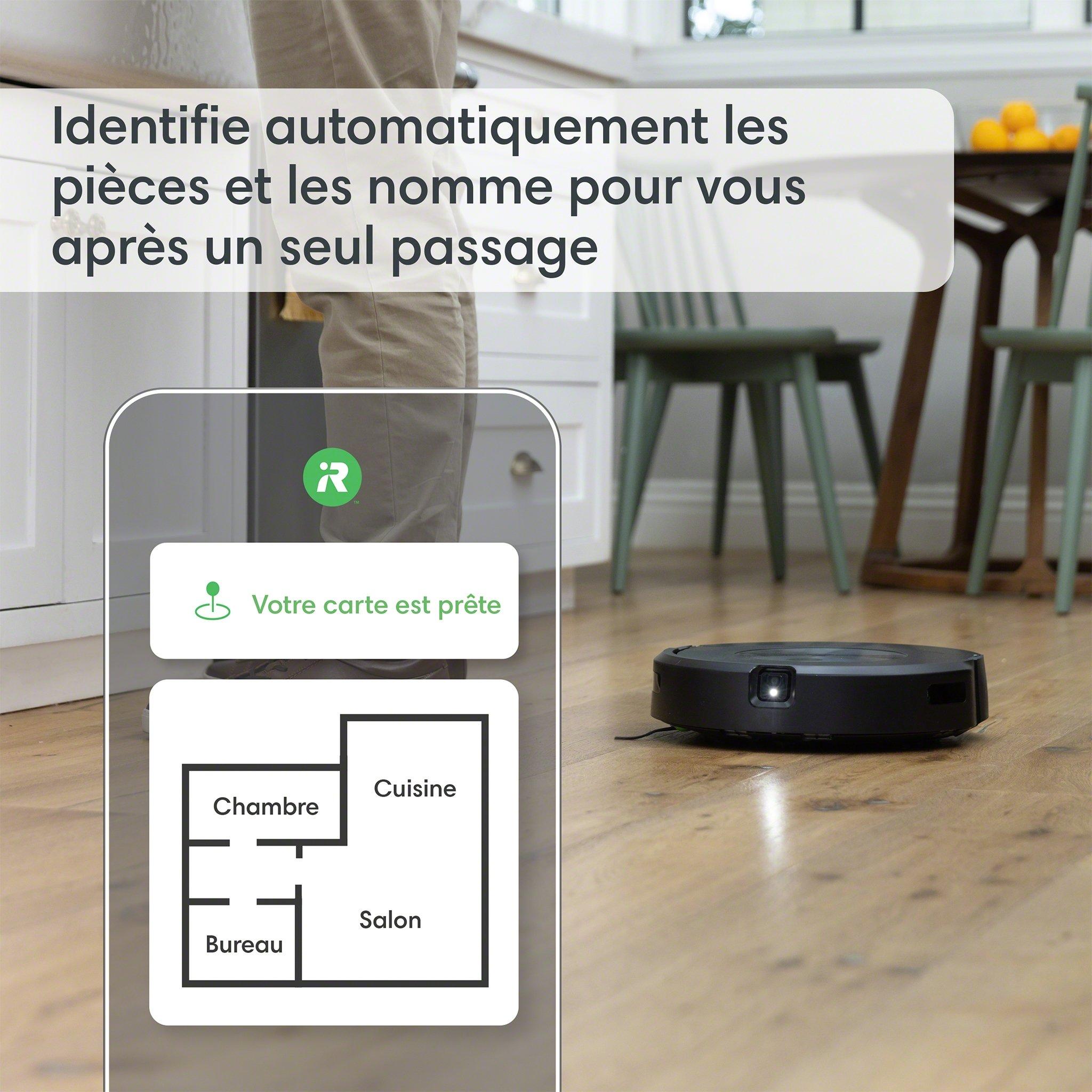 Robot aspirateur et laveur à vidage automatique Roomba Combo™ j9+