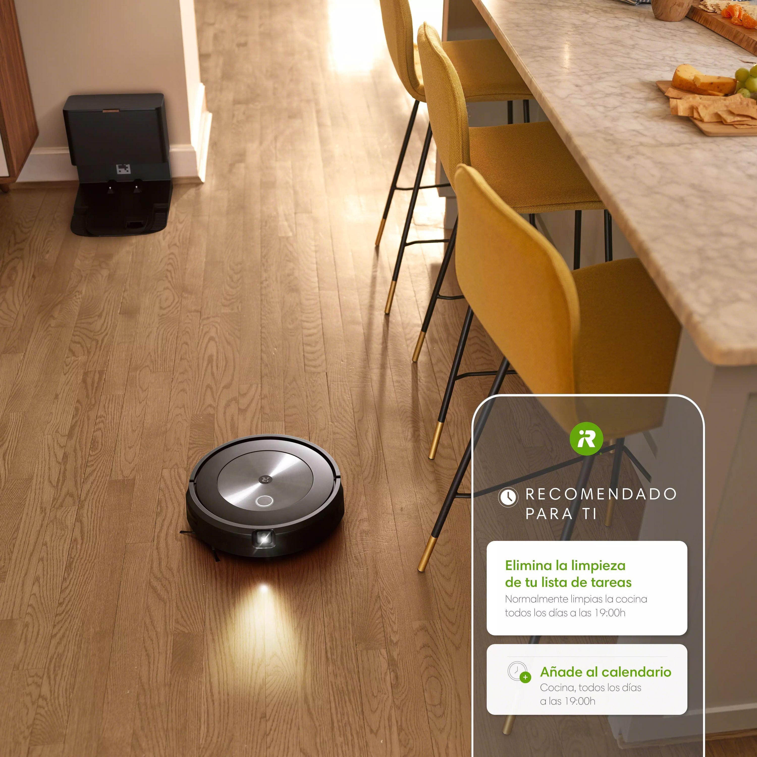 iRobot Robot Aspirador con conexión Wi-Fi Roomba® j7 con Dos cepillos de  Goma multisuperficie - Ideal para Mascotas - Aprende, mapea y se Adapta a  tu hogar - Detección y evitación de