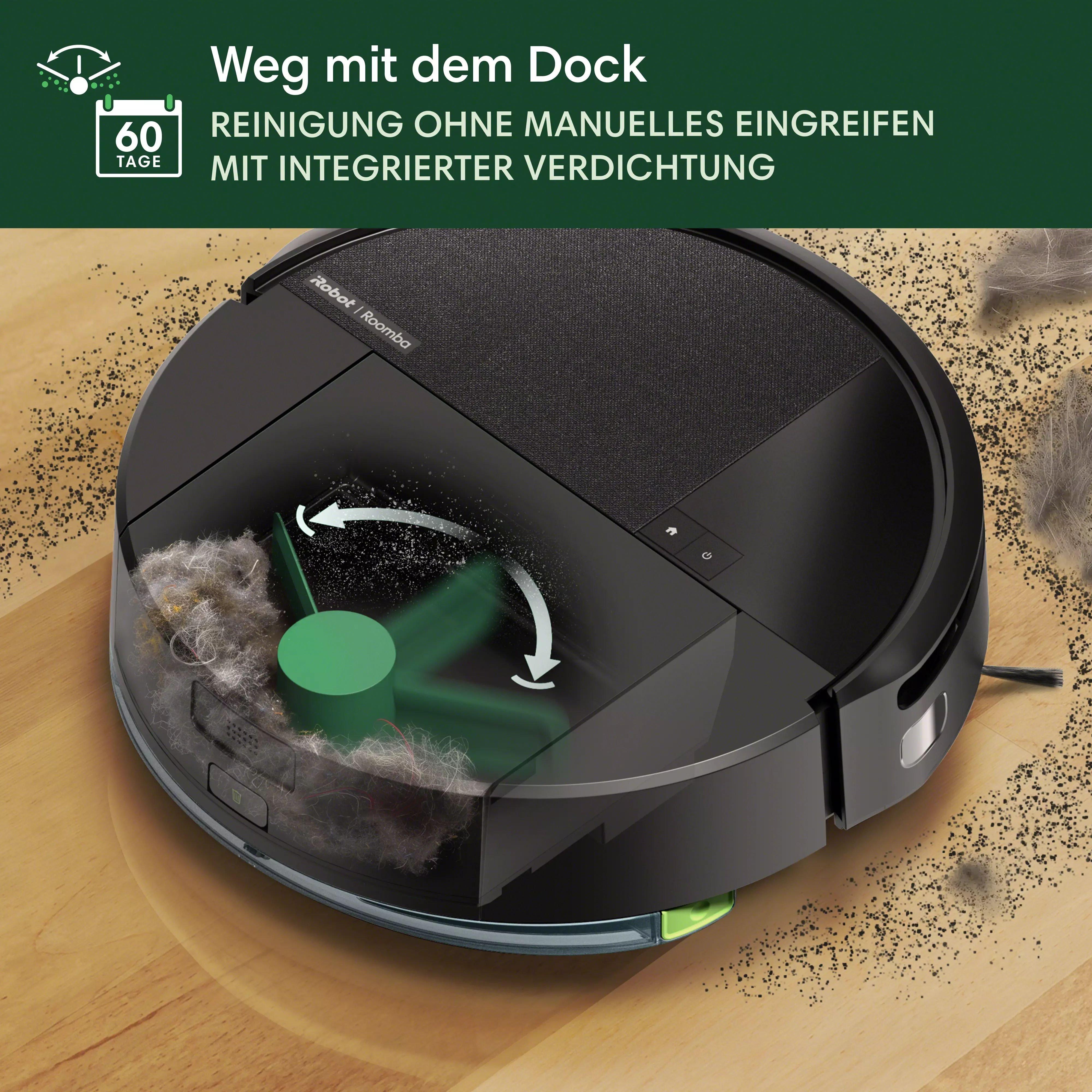 Roomba® 205 DustCompactor™ Combo Roboter – Schwarz