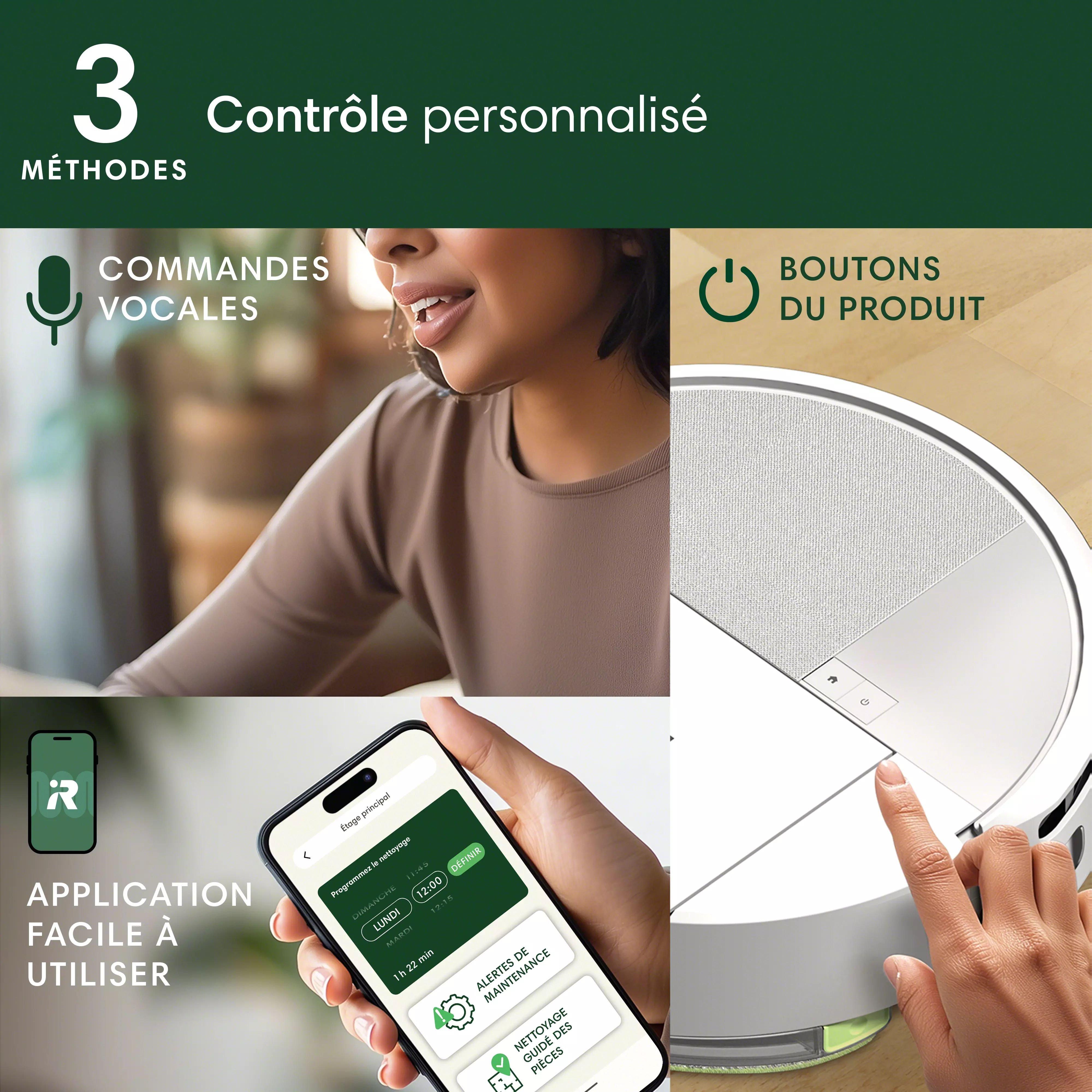 Robot Roomba® 205 DustCompactor™ Combo - Blanc