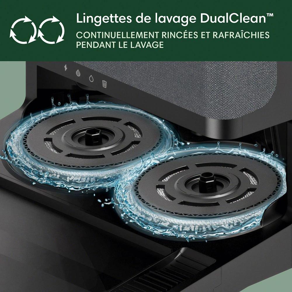 Robot Roomba® Plus 505X Combo + Station AutoWash™ | NOIR