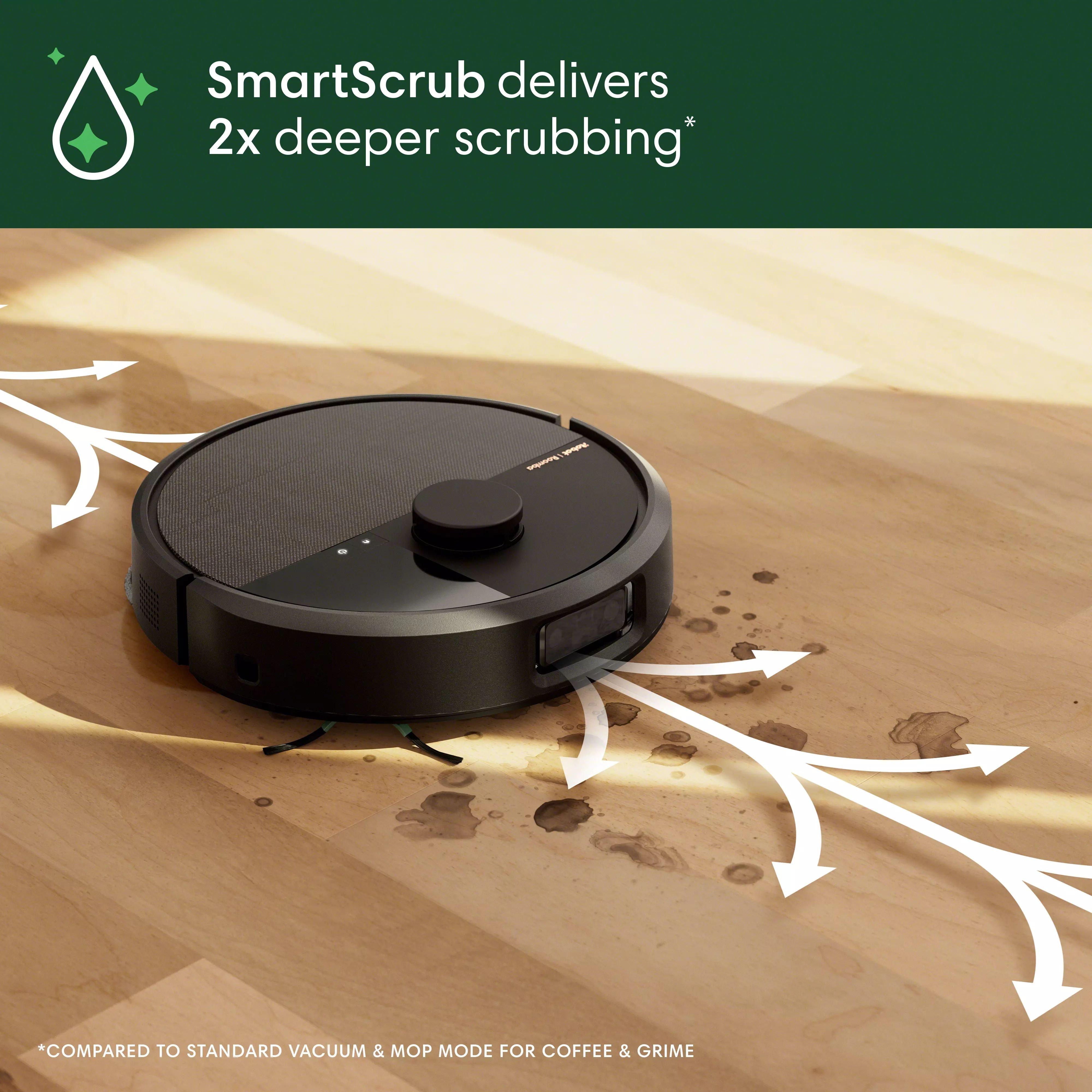 Roomba® Plus 505 Combo Robot + AutoWash™ Dock - Black