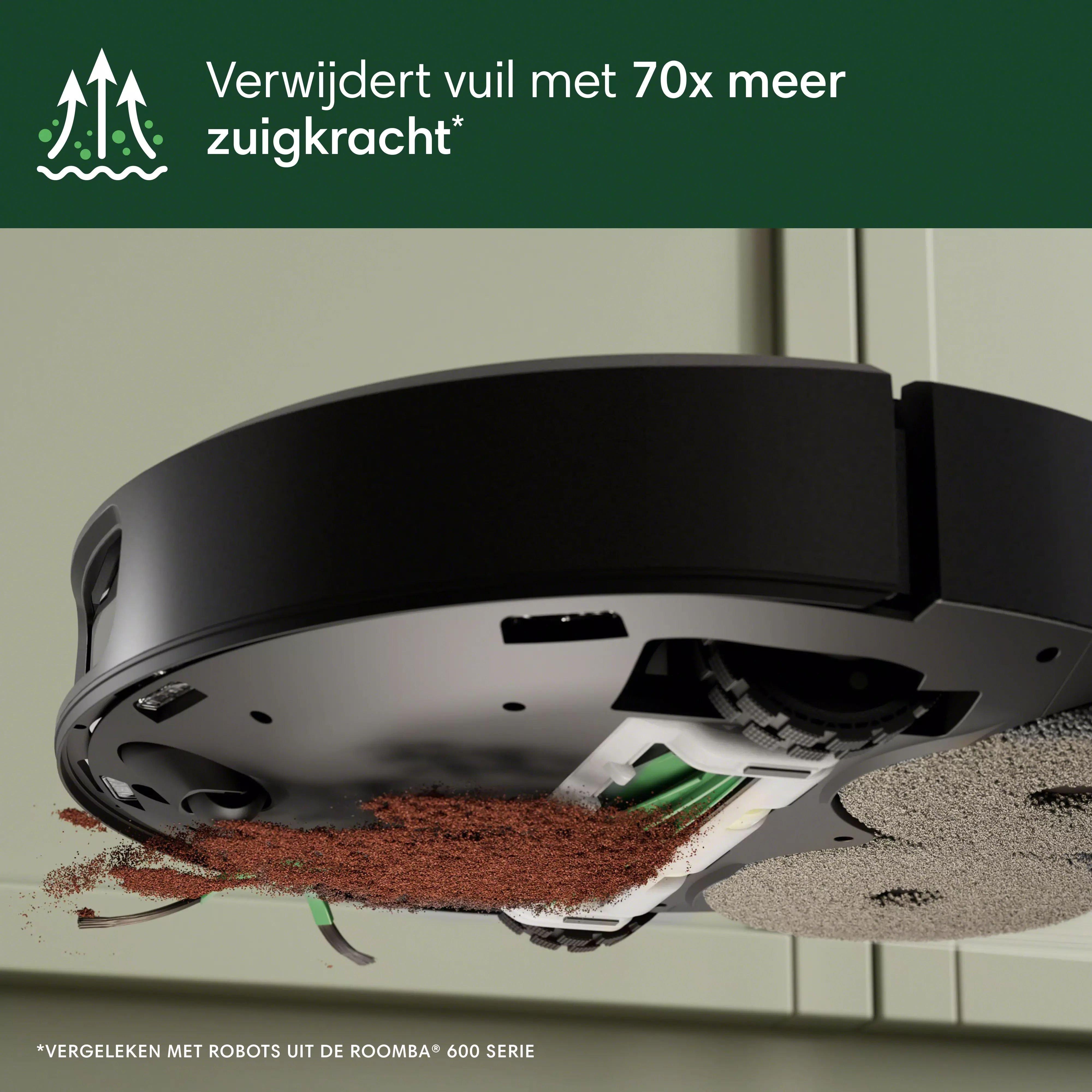 Roomba® Plus 505 Combo Robot + AutoWash™ Dock - Zwart