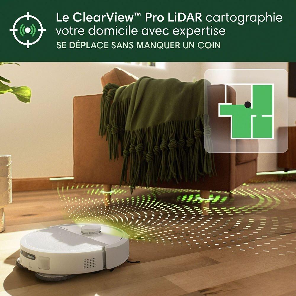 Robot Roomba® Plus 505 Combo + Station AutoWash™ | BLANC