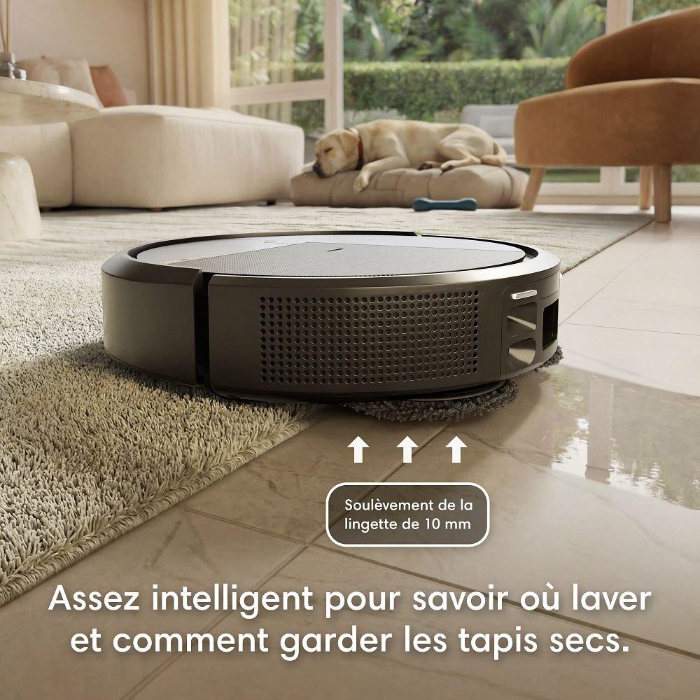 Robot Roomba® Plus 575 Combo + Station AutoWash™ | Aspirateur mince