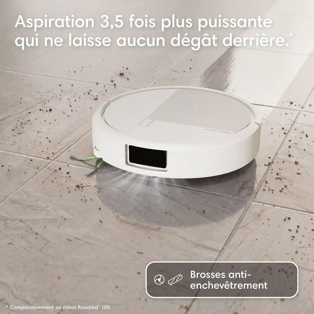 Robot Roomba® Plus 575 Combo + Station AutoWash™ | Blanc