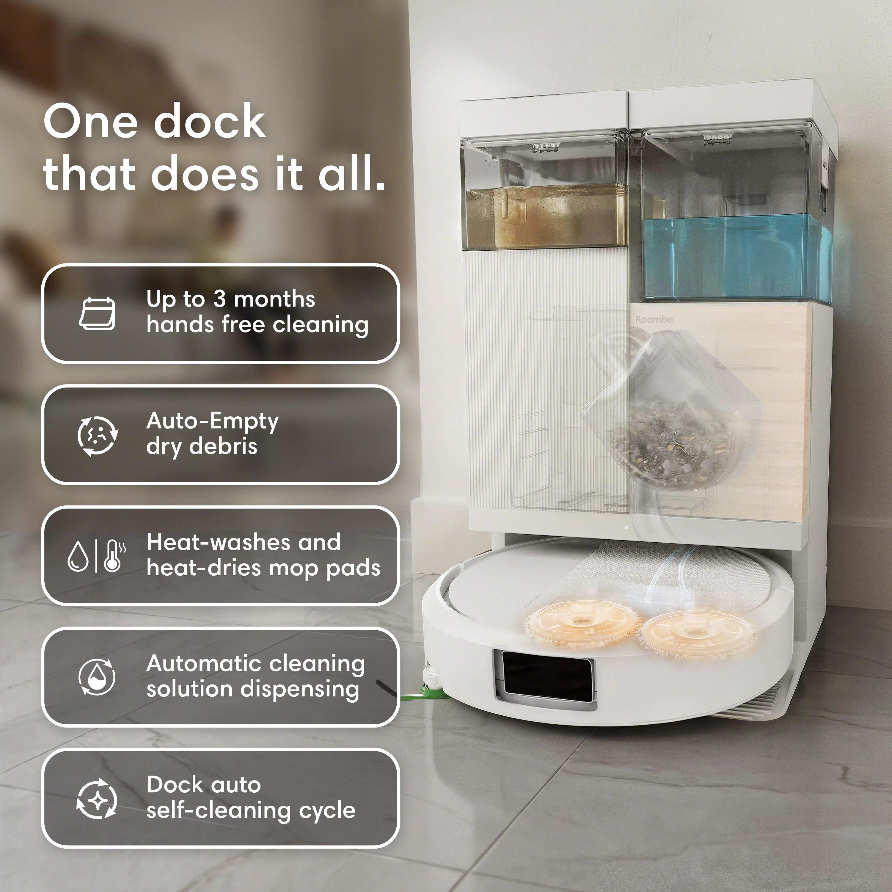 Roomba® Plus 575 Combo Robot + AutoWash™ Dock | White