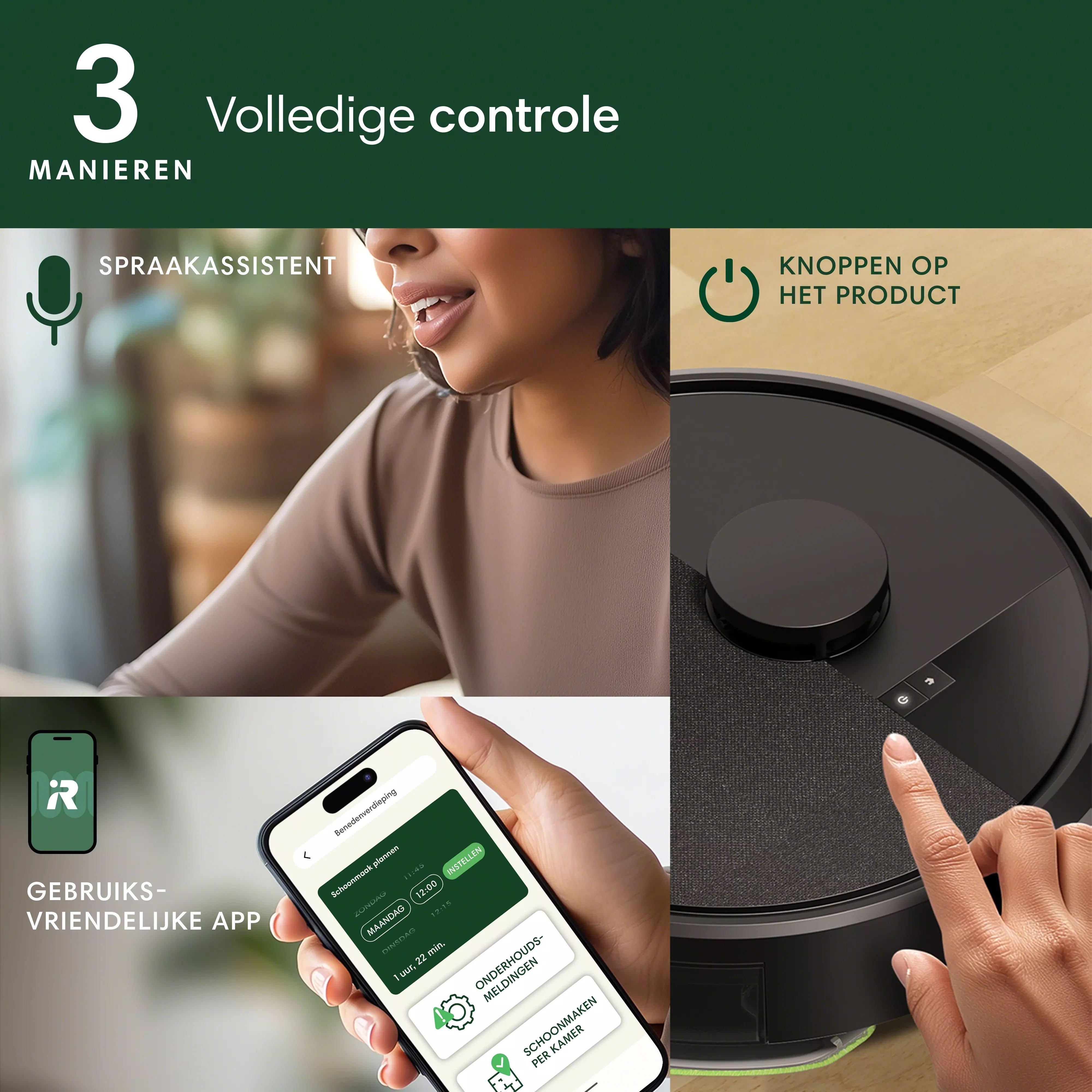 Roomba® 105 Combo Robot - zwart