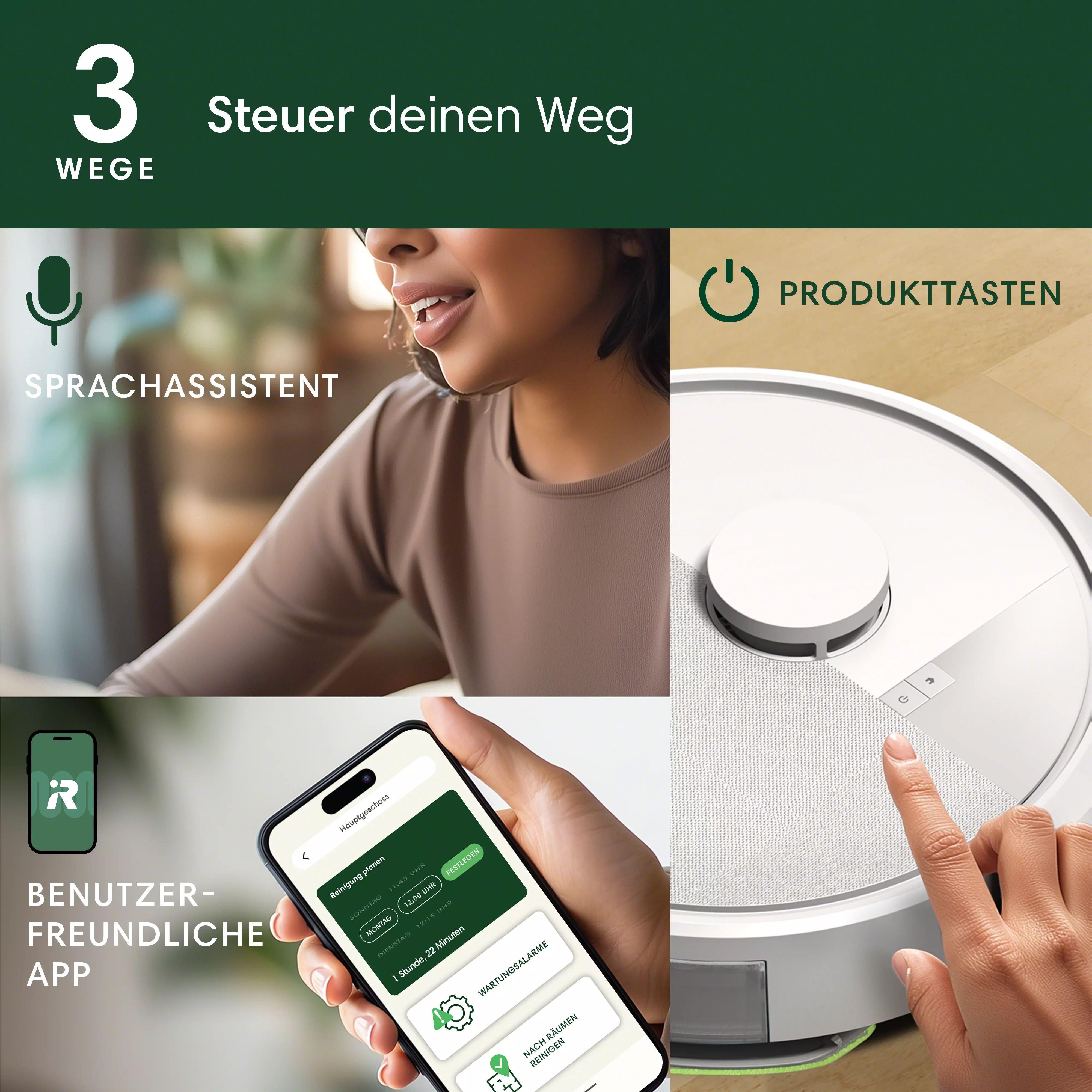 Roomba® 105 Combo Roboter – Weiß