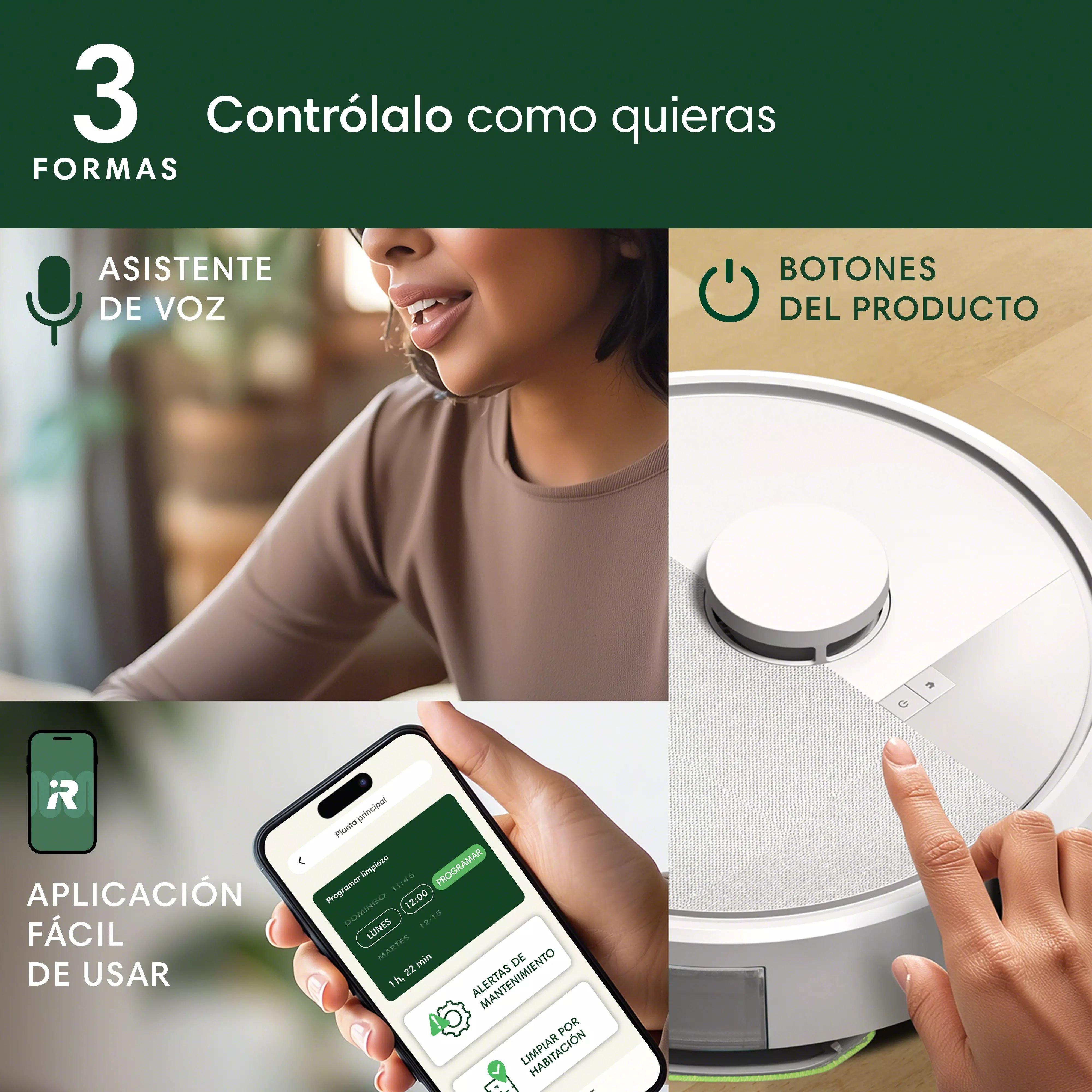 Robot Roomba® 105 Combo - Blanco
