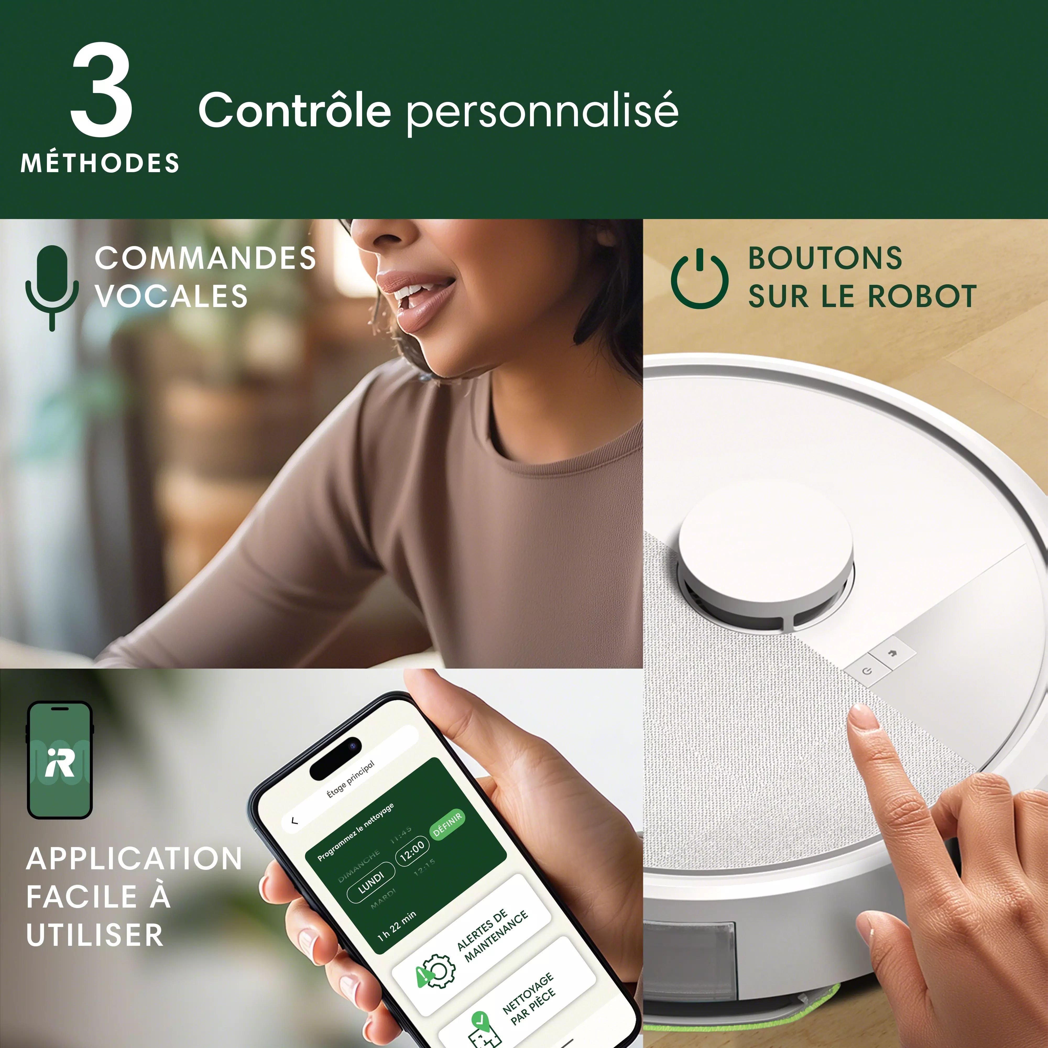 Robot Roomba® 105 Combo - Blanc