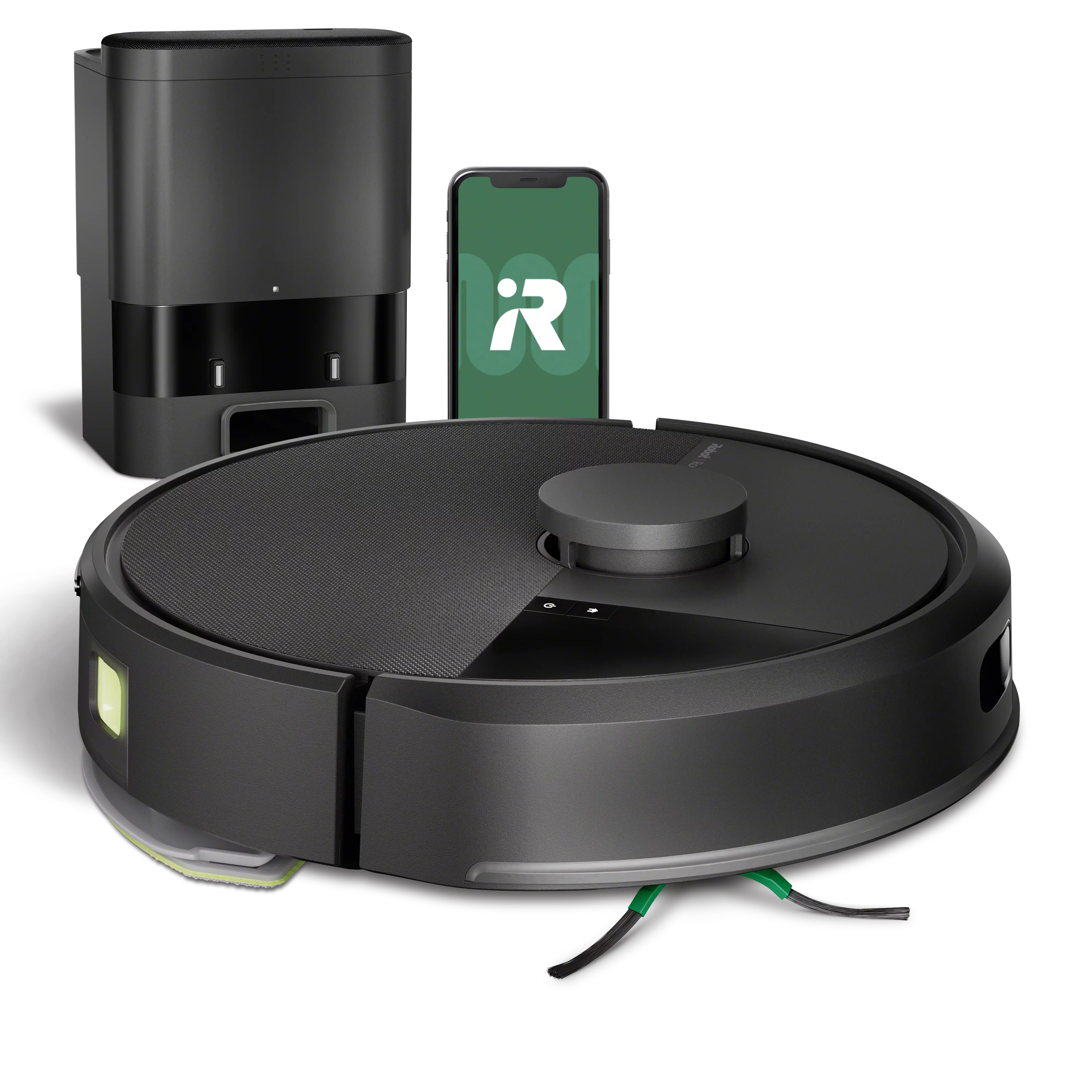 Roomba® 105 Combo Roboter + AutoEmpty™ Dock – Schwarz