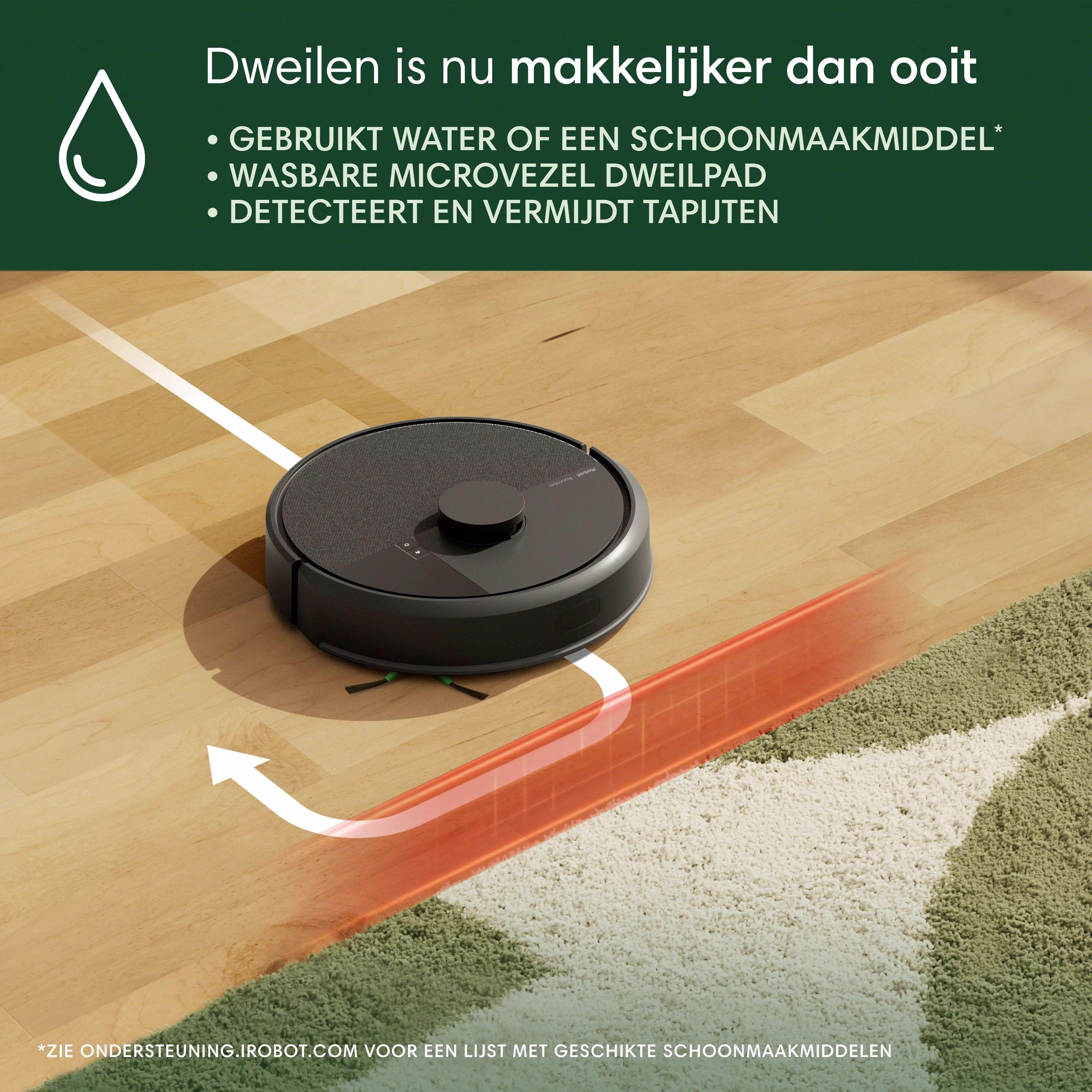 dietrichhassler【新品】iRobot Roomba 105 Roomba® 105 Combo Robot + AutoEmpty™ Dock - zwart