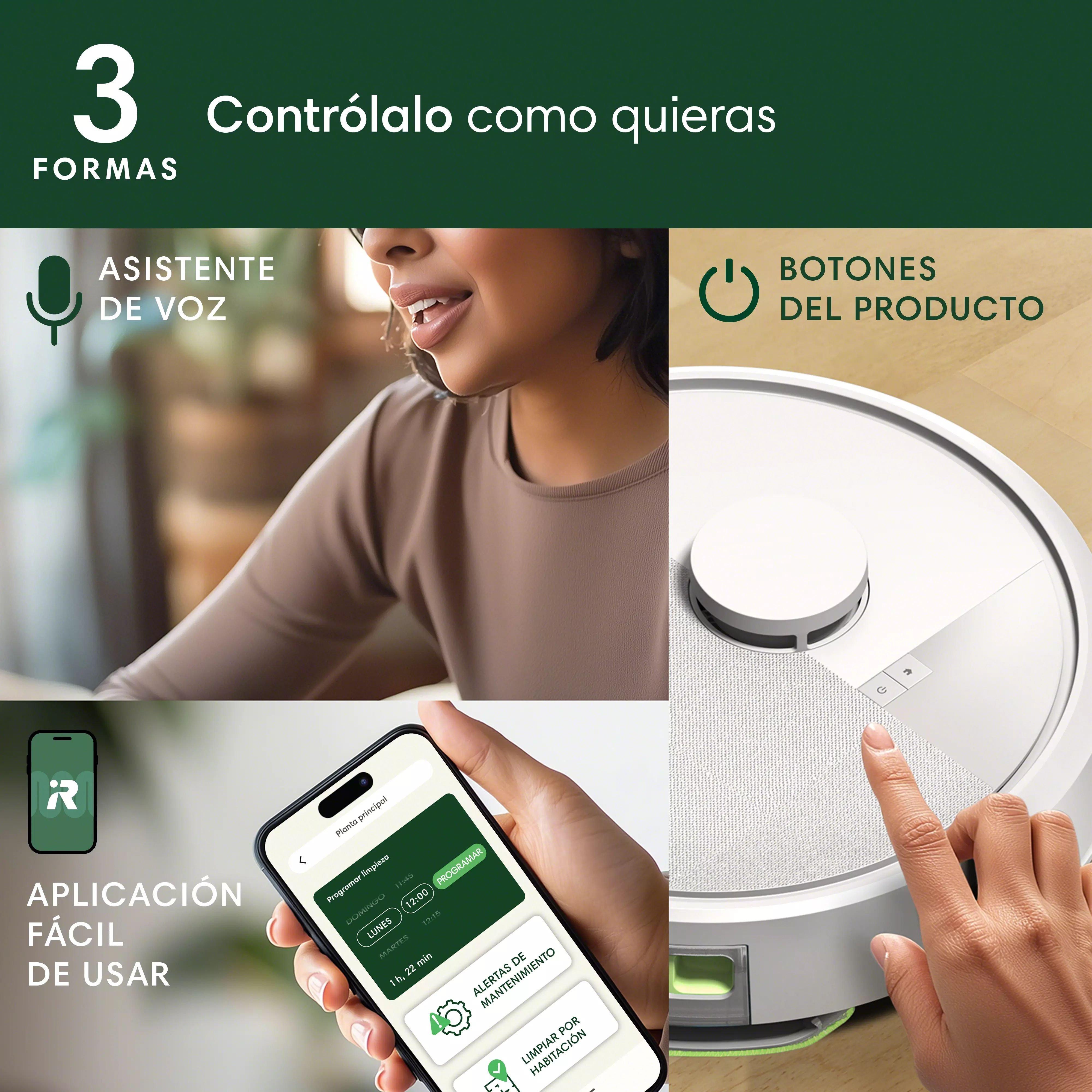 Robot Roomba® 105 Combo con Base AutoEmpty™ - (blanco)