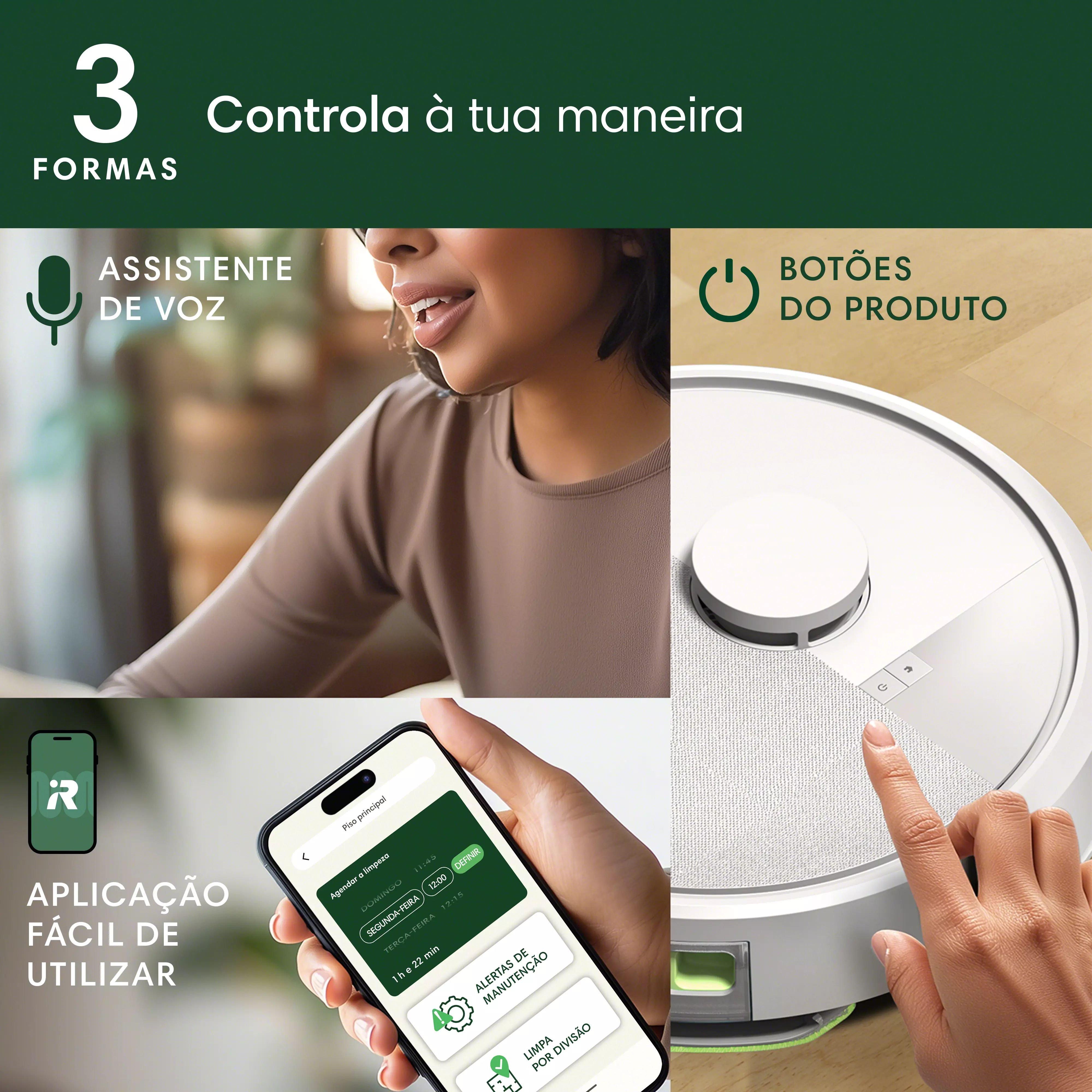 Roomba® Combo 105 + Base AutoEmpty™ – Branco