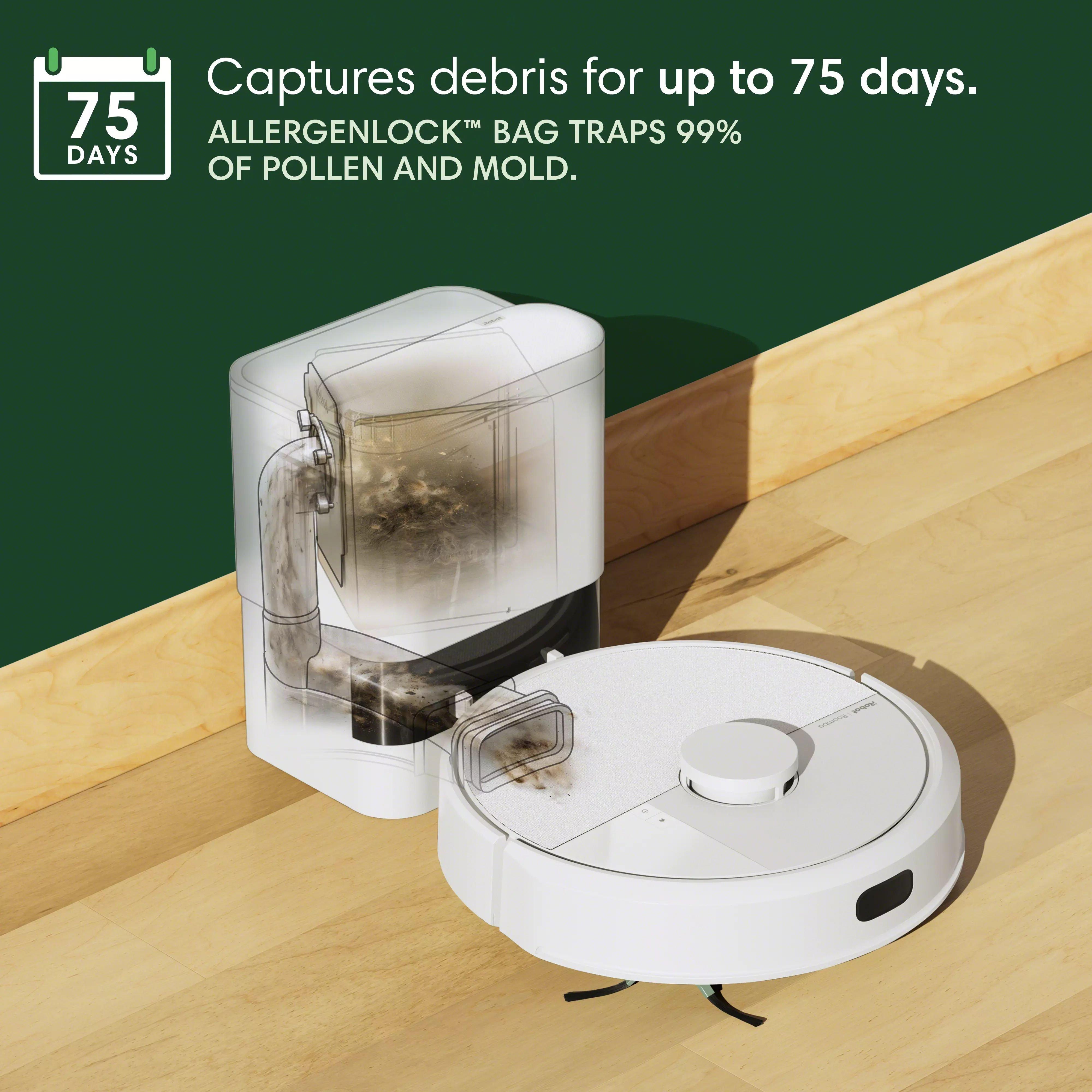 Roomba® 105 Combo Robot + AutoEmpty™ Dock - White