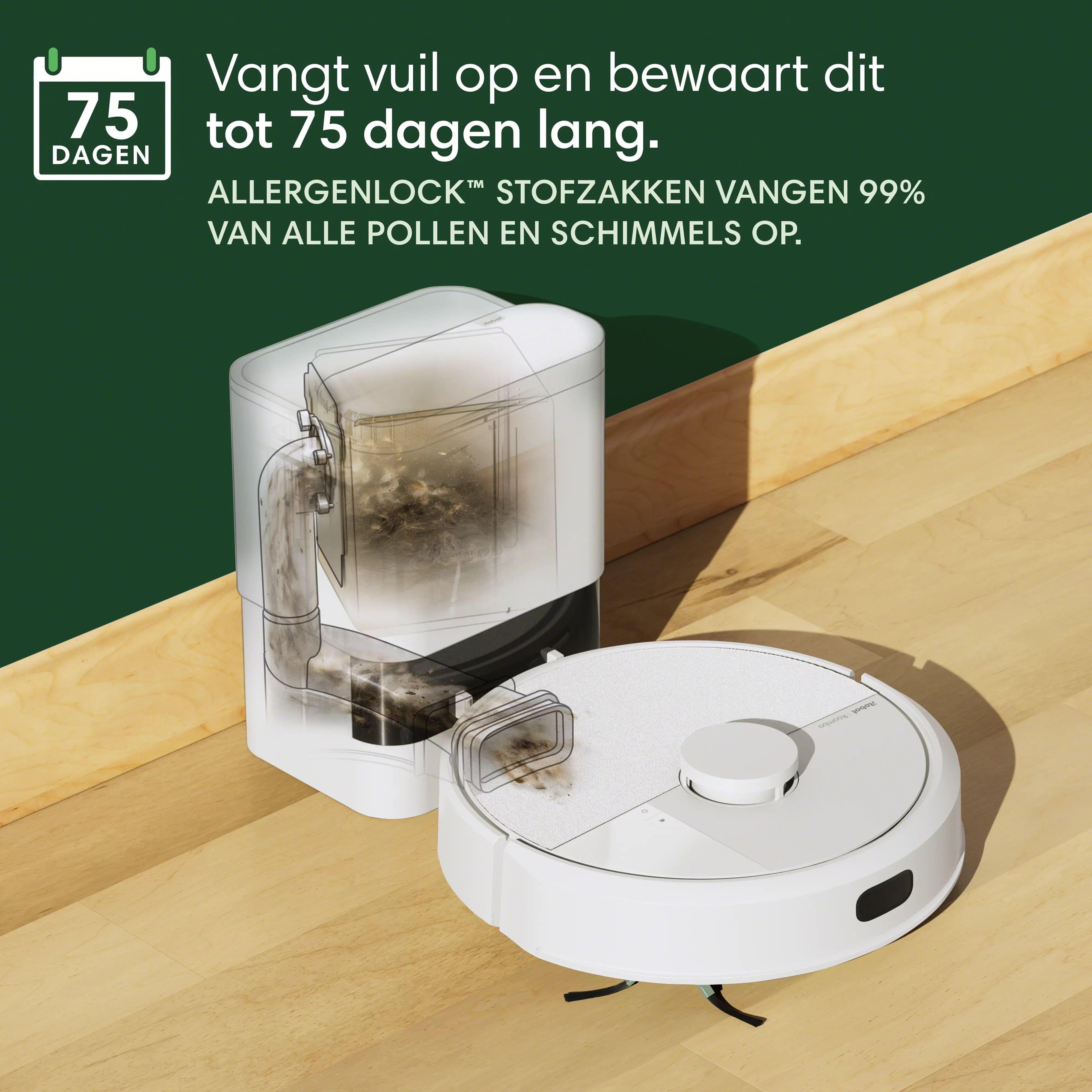 Roomba® 105 Combo Robot + AutoEmpty™ Dock - wit