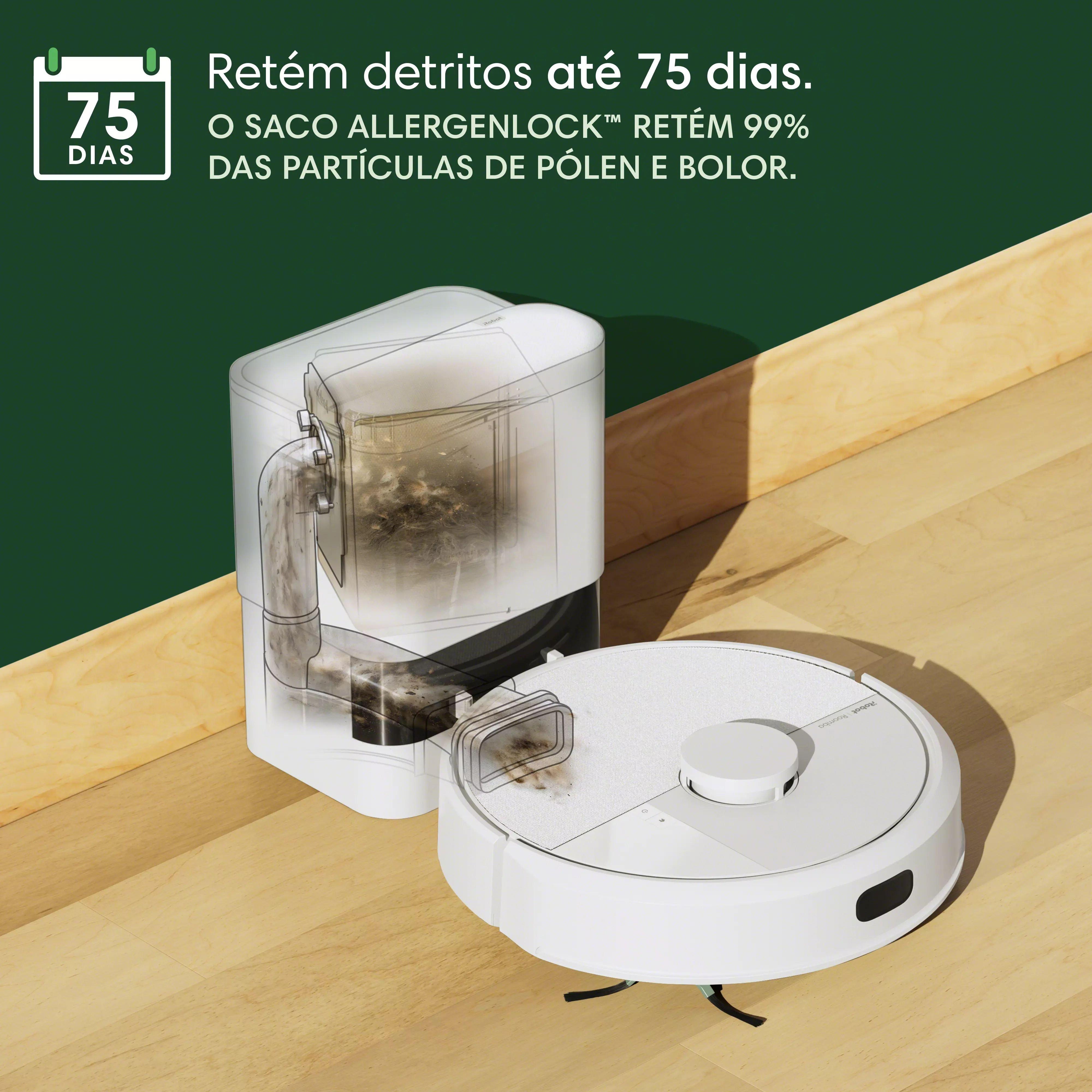 Roomba® Combo 105 + Base AutoEmpty™ – Branco