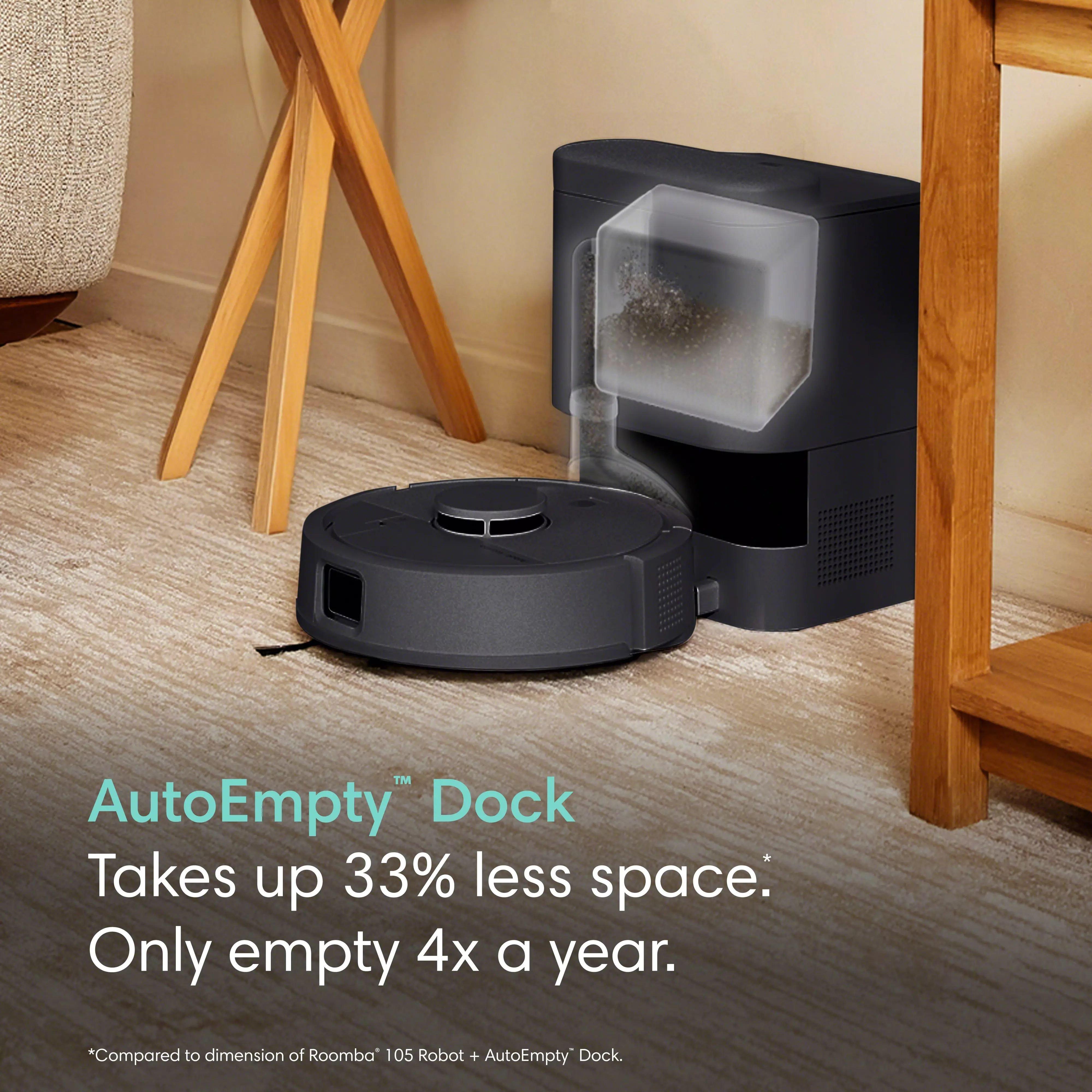 ア*ク様 Roomba Mini + AutoEmpty 交換パック付き 黒 Roomba® Mini Robot Vacuum & Mop + AutoEmpty™ Dock - Black